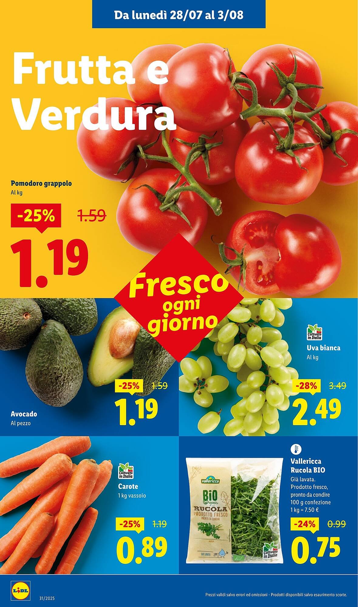 Volantino Lidl (2025-07-28 - 2025-08-03)