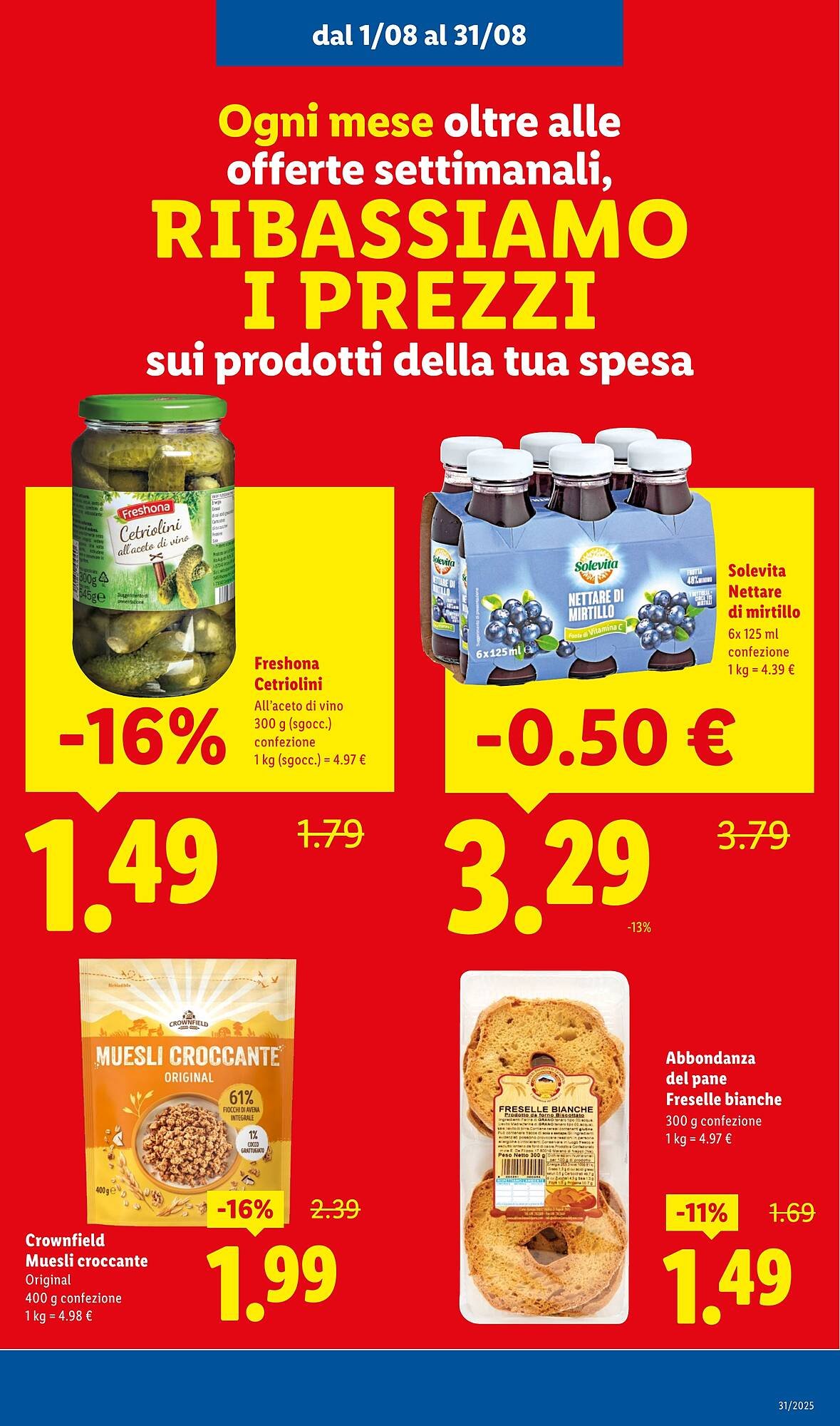 Volantino Lidl (2025-07-28 - 2025-08-03)