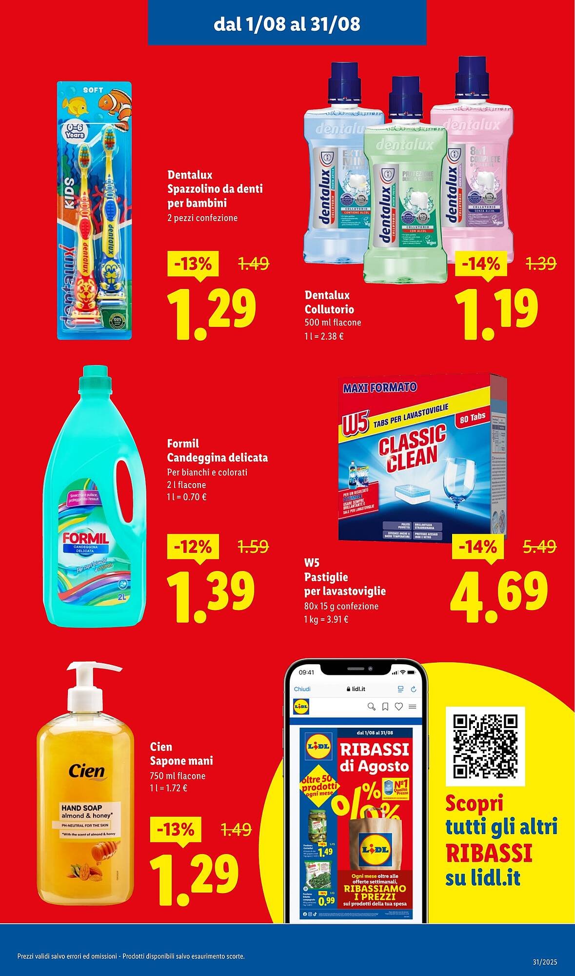 Volantino Lidl (2025-07-28 - 2025-08-03)