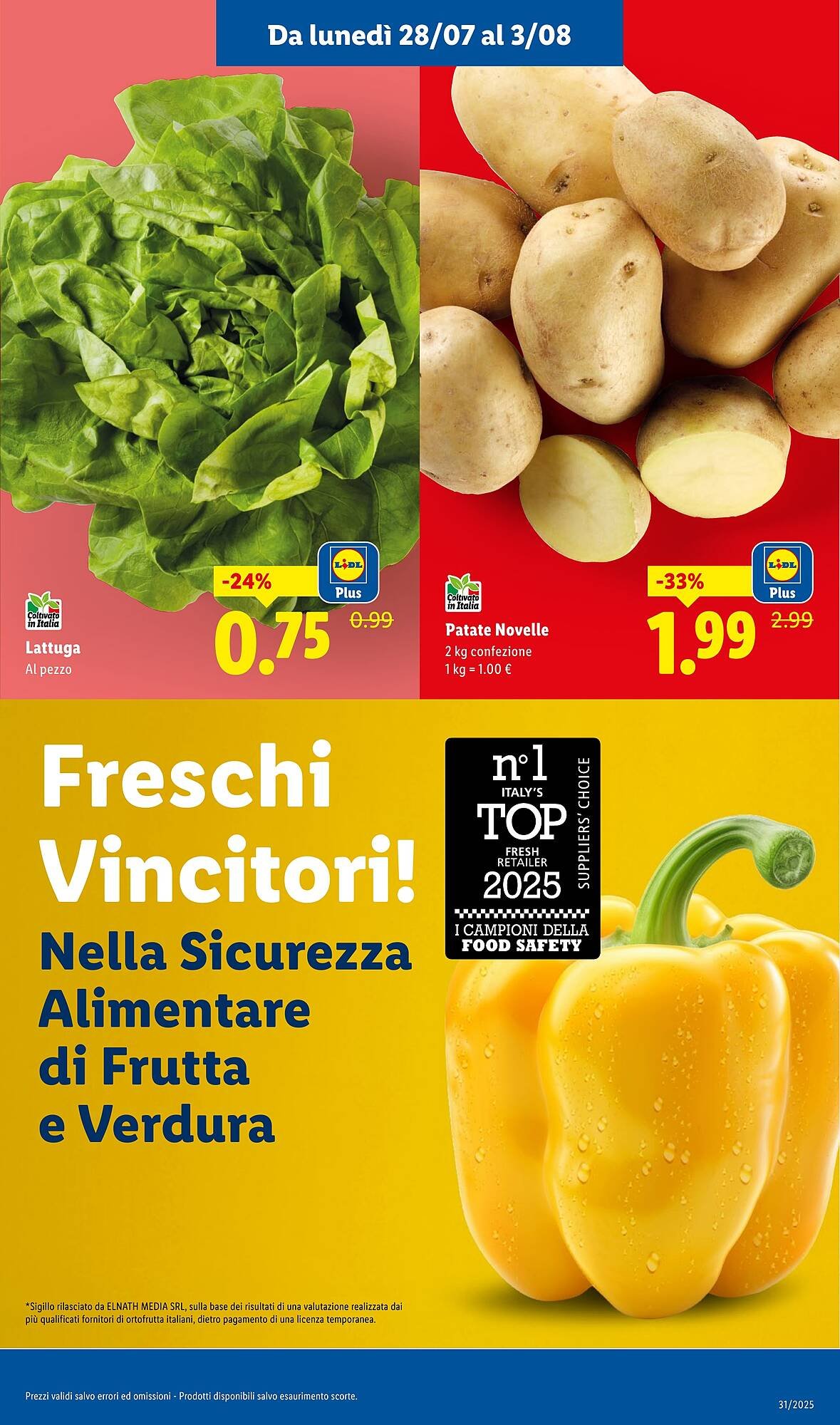 Volantino Lidl (2025-07-28 - 2025-08-03)