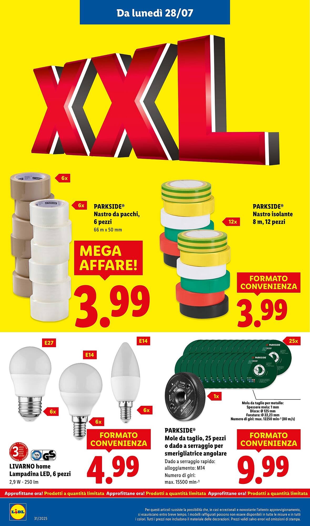 Volantino Lidl (2025-07-28 - 2025-08-03)