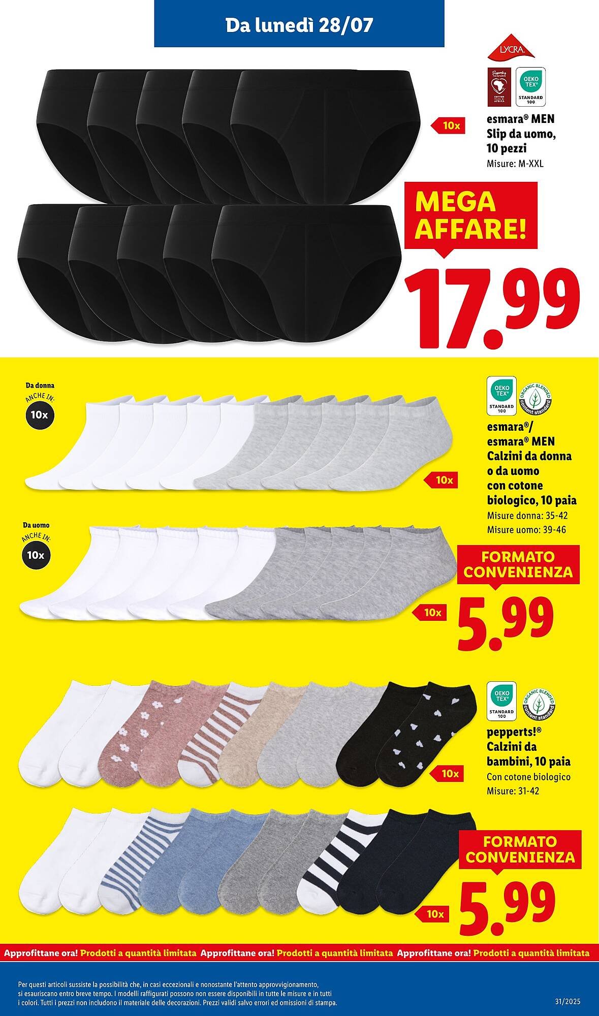 Volantino Lidl (2025-07-28 - 2025-08-03)