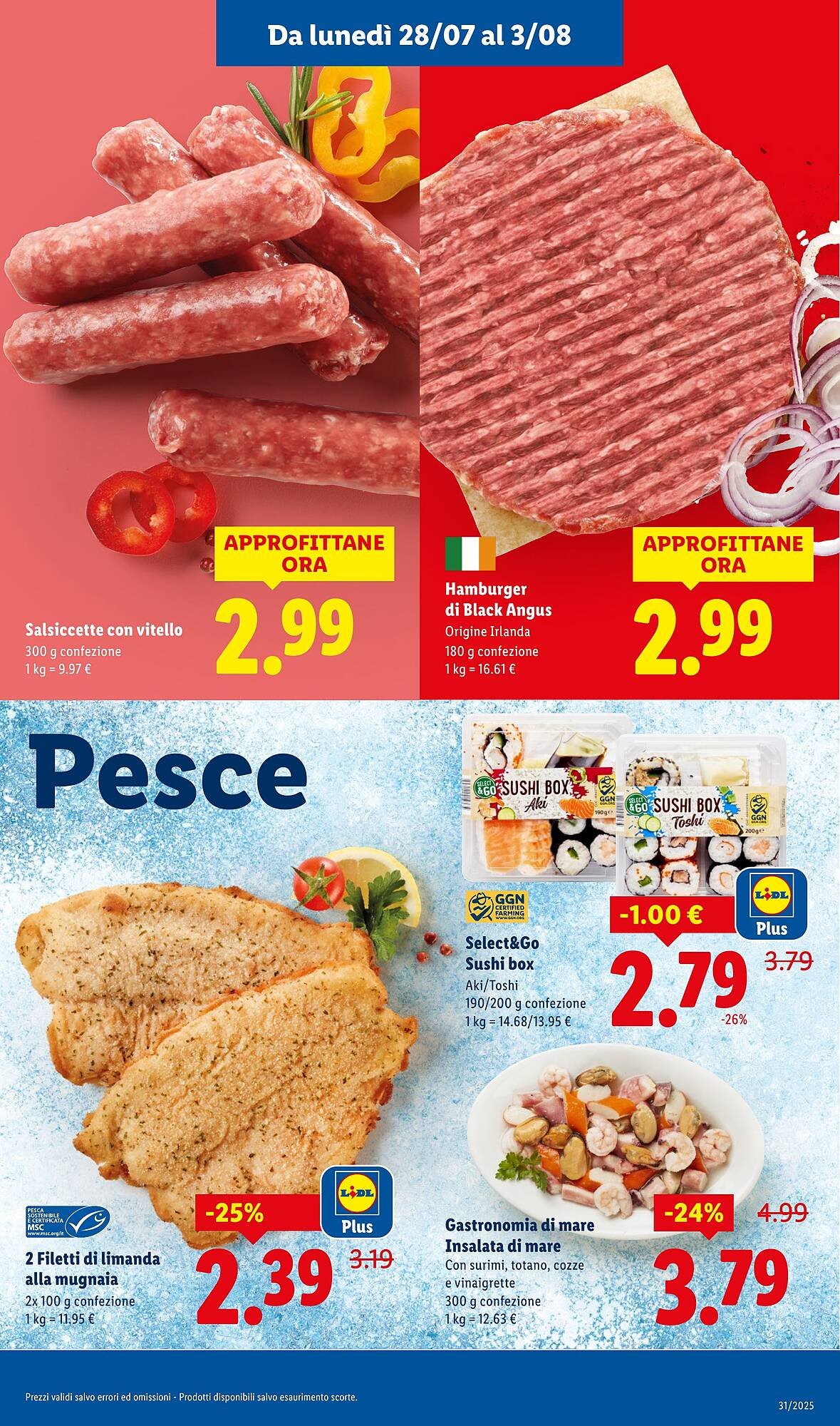 Volantino Lidl (2025-07-28 - 2025-08-03)