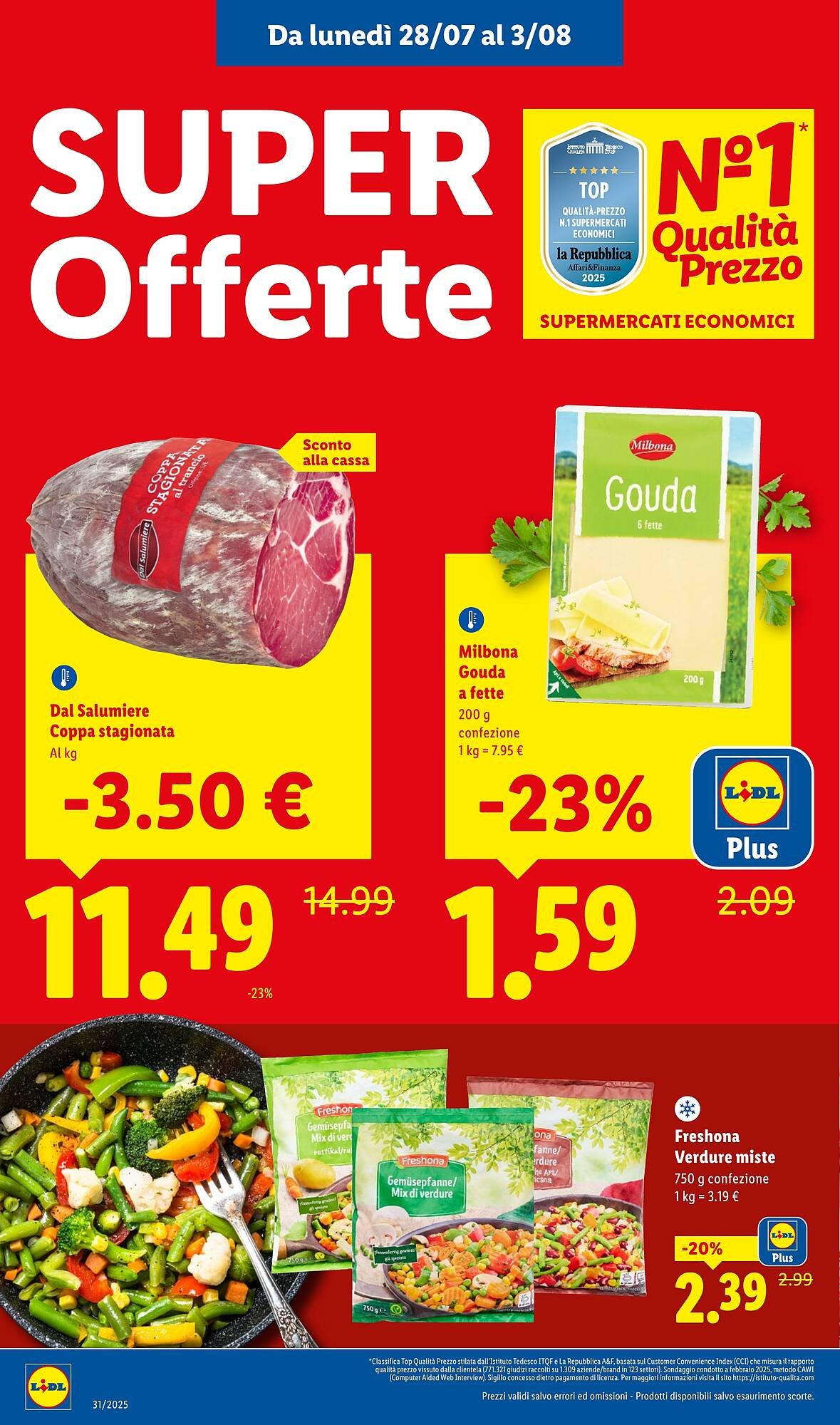 Volantino Lidl (2025-07-28 - 2025-08-03)
