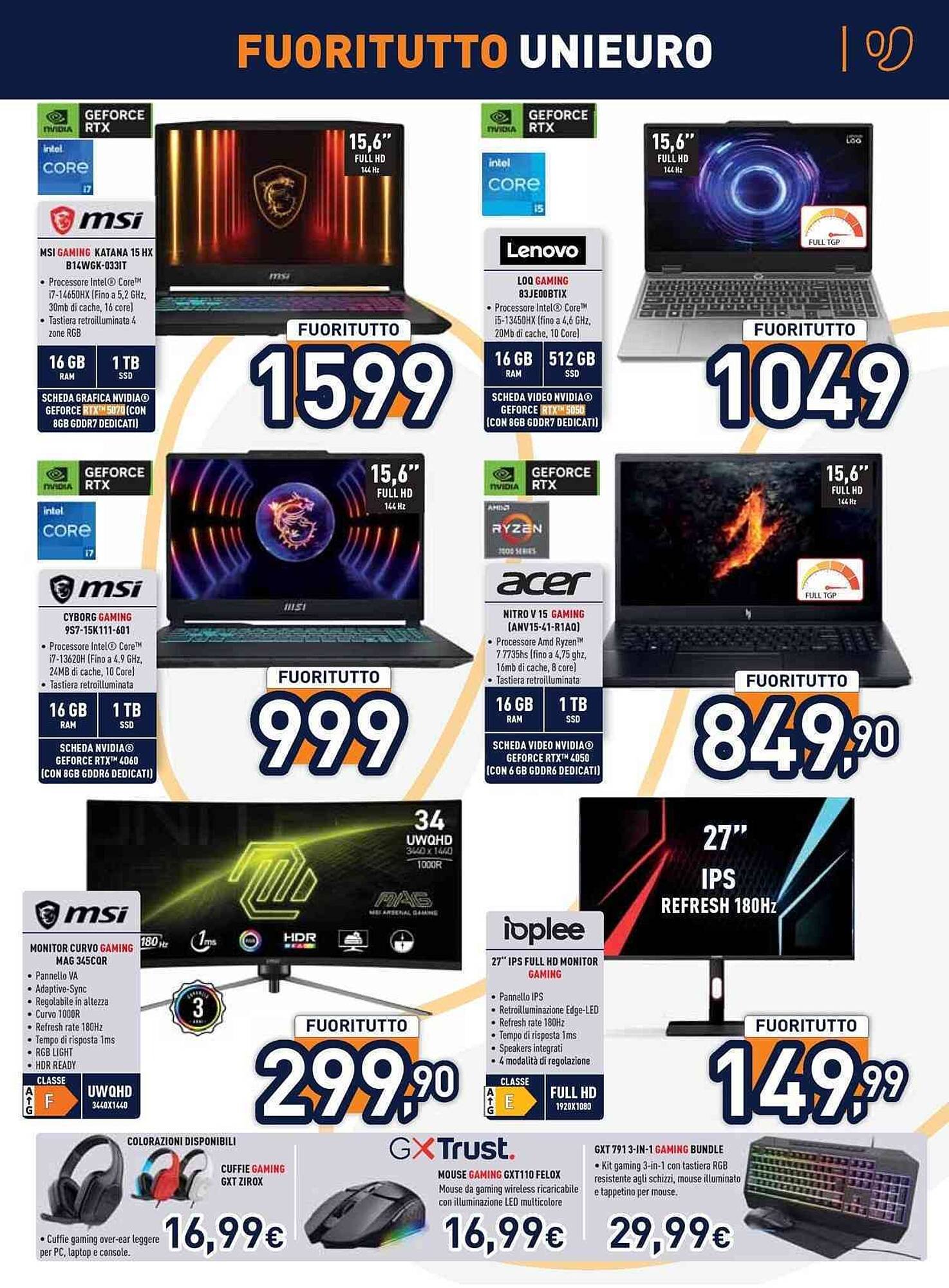 Volantino Unieuro (2025-08-01 - 2025-08-13)