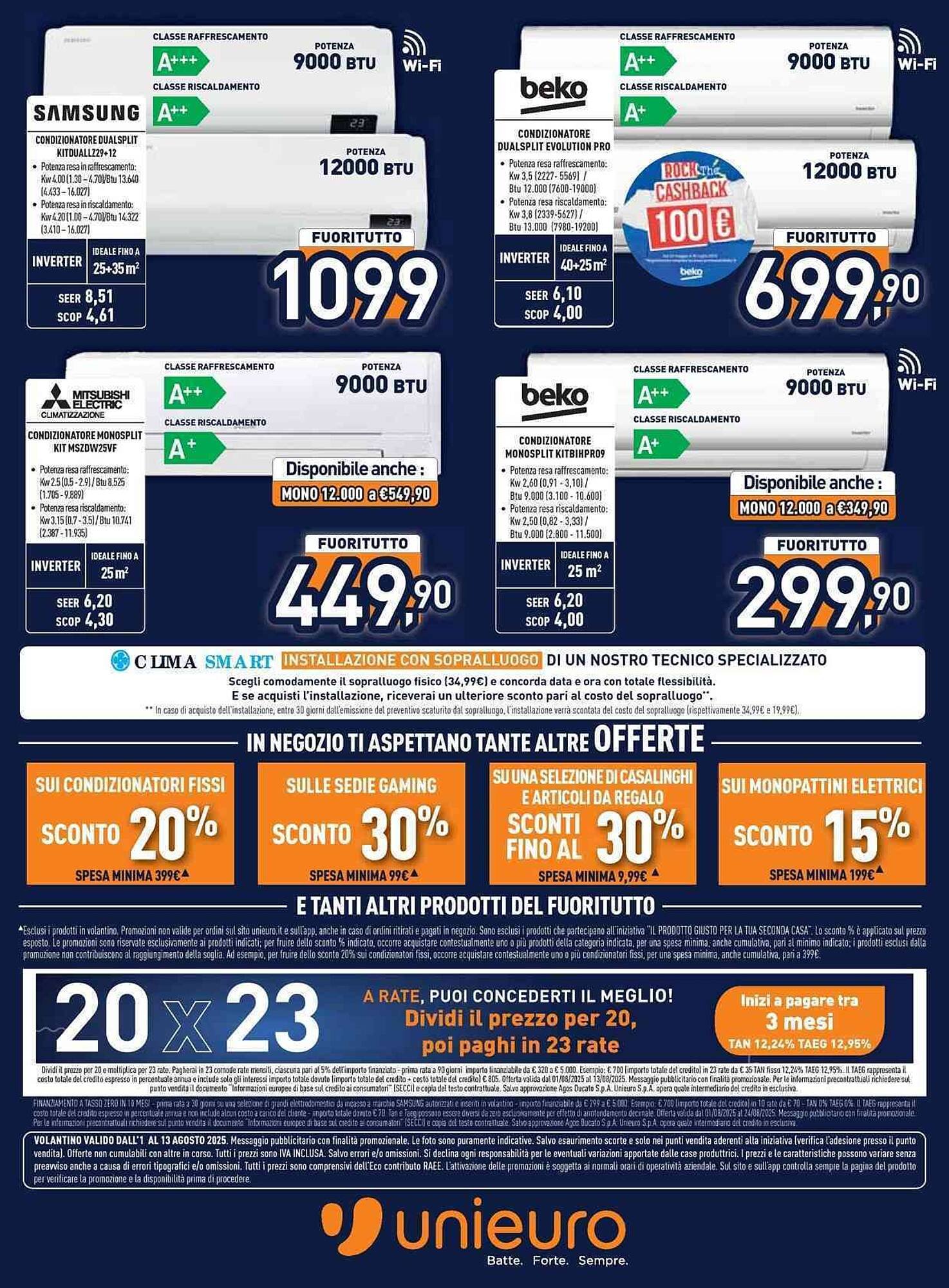 Volantino Unieuro (2025-08-01 - 2025-08-13)