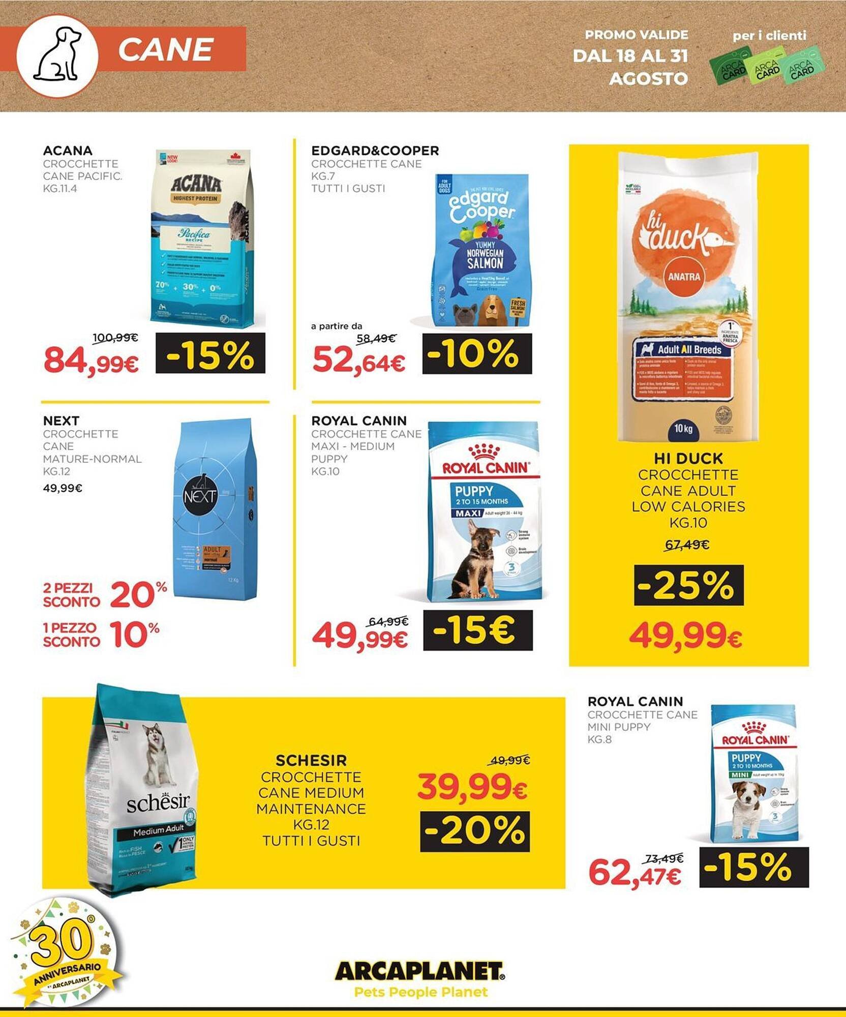 Volantino Arcaplanet (2025-08-18 - 2025-08-31)