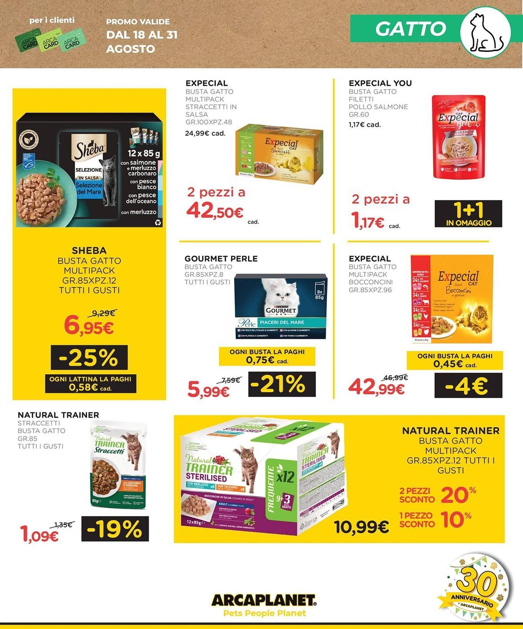Volantino Arcaplanet (2025-08-18 - 2025-08-31)