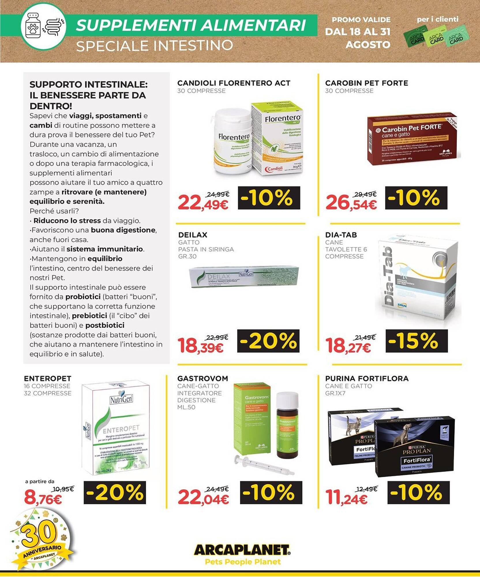 Volantino Arcaplanet (2025-08-18 - 2025-08-31)