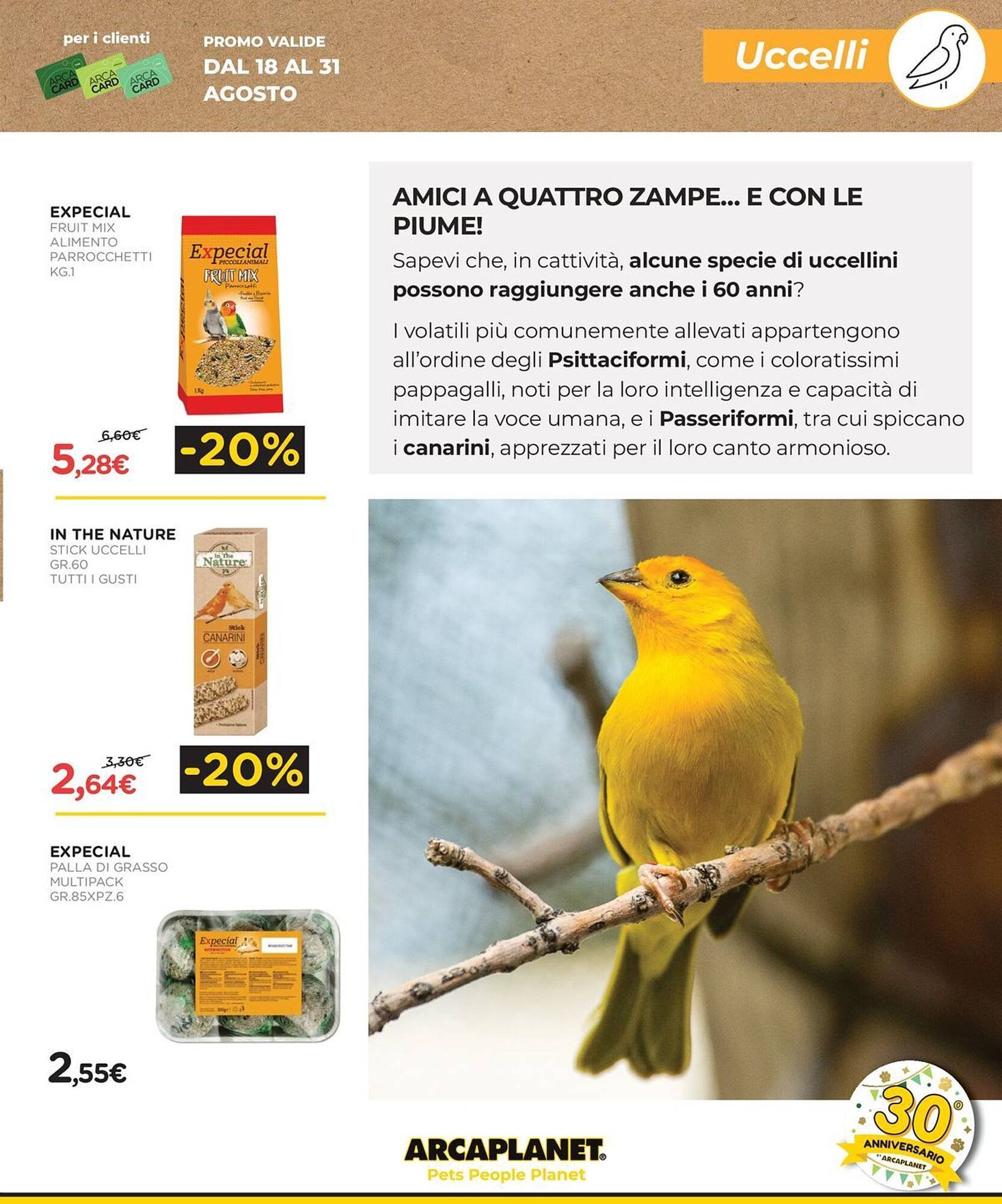 Volantino Arcaplanet (2025-08-18 - 2025-08-31)