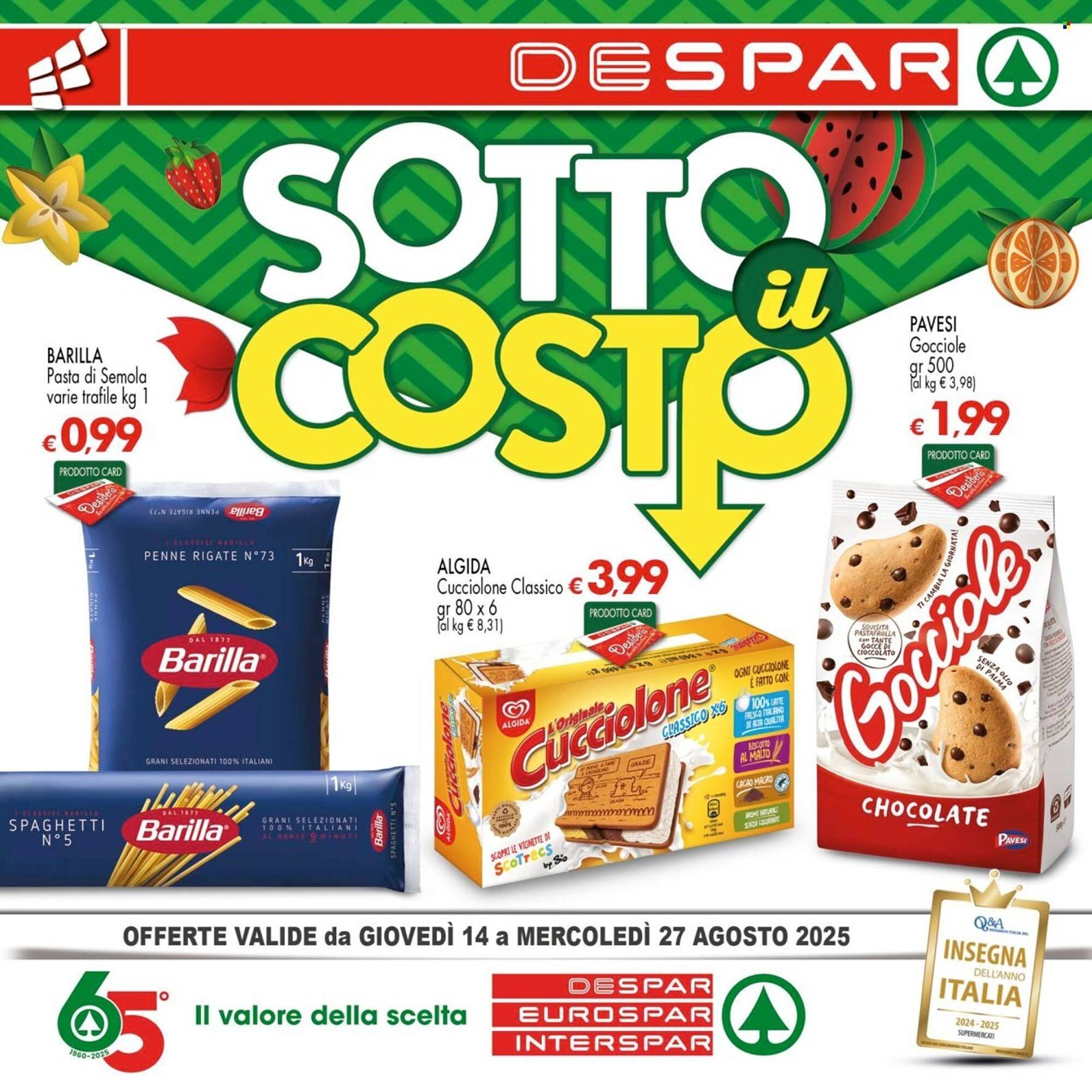Volantino Despar (2025-08-14 - 2025-08-27)