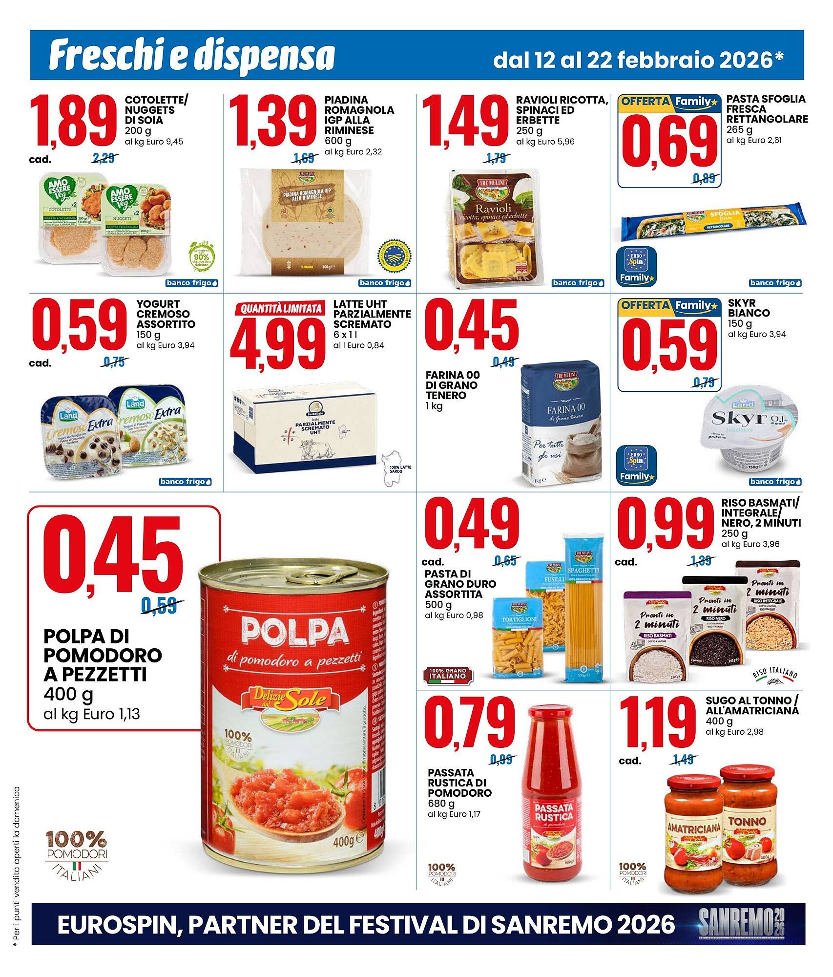 Volantino Eurospin (2026-02-12 - 2026-02-22)