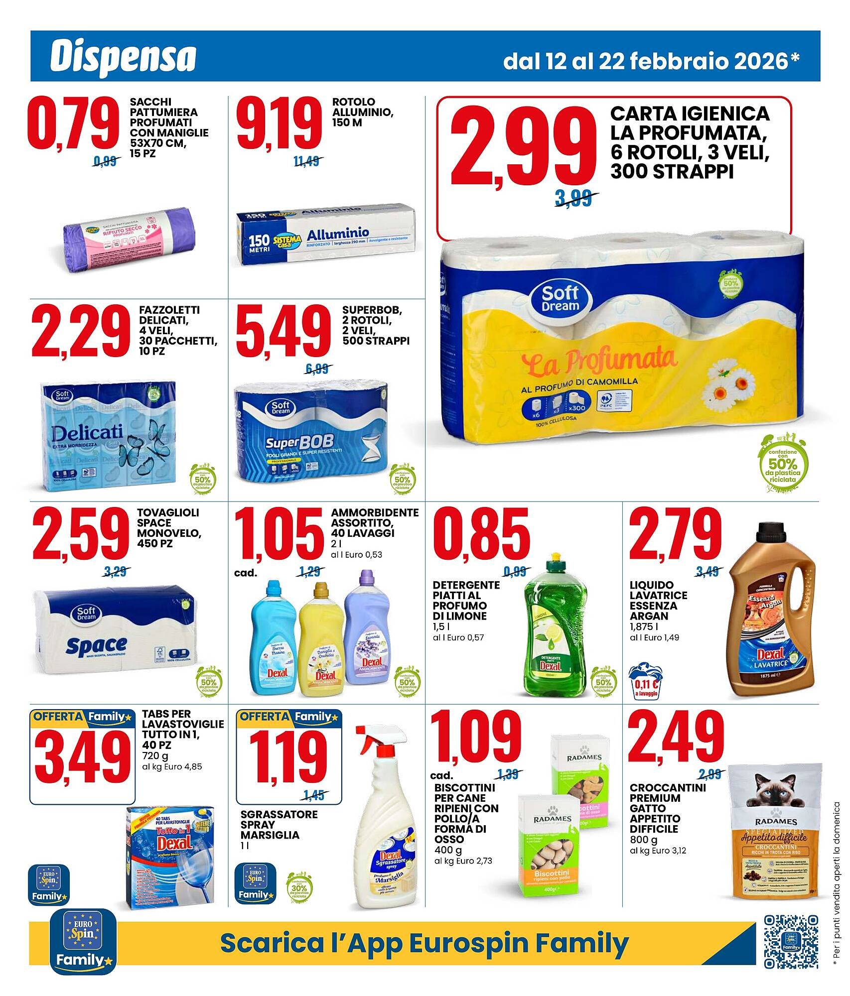Volantino Eurospin (2026-02-12 - 2026-02-22)
