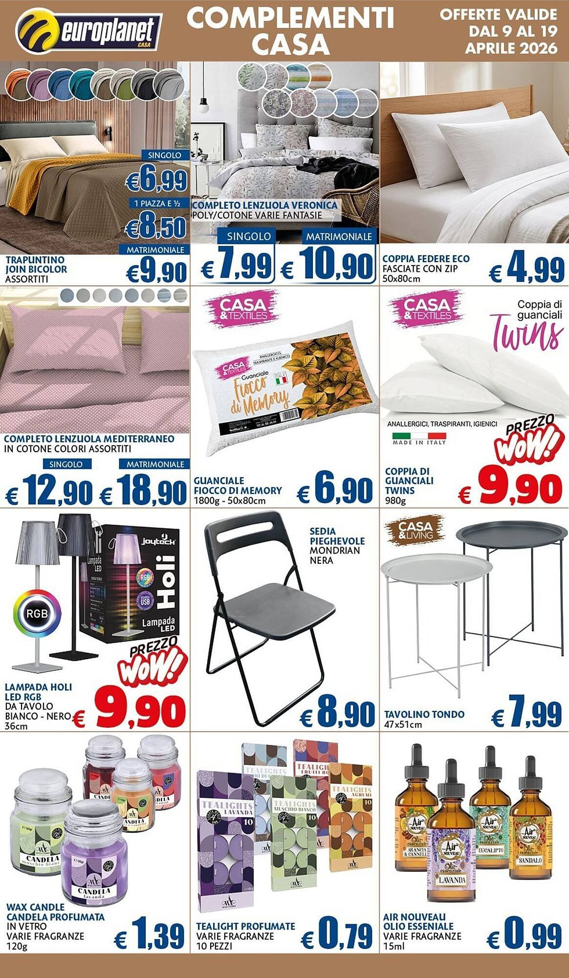 Volantino Europlanet Casa (2026-04-09 - 2026-04-19)