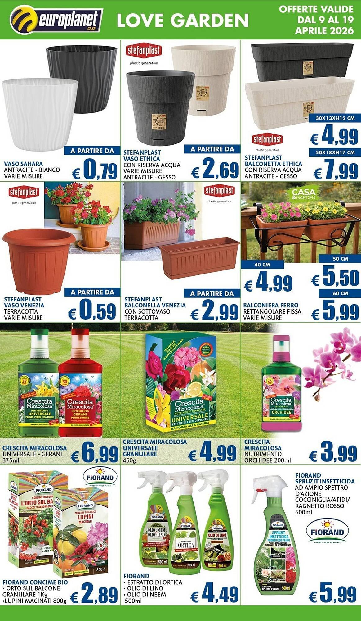 Volantino Europlanet Casa (2026-04-09 - 2026-04-19)