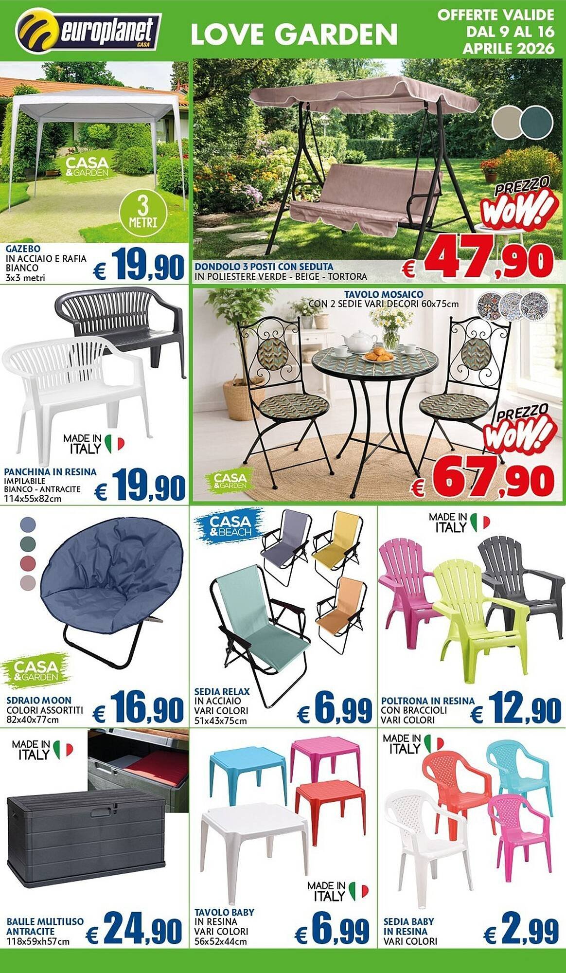 Volantino Europlanet Casa (2026-04-09 - 2026-04-19)