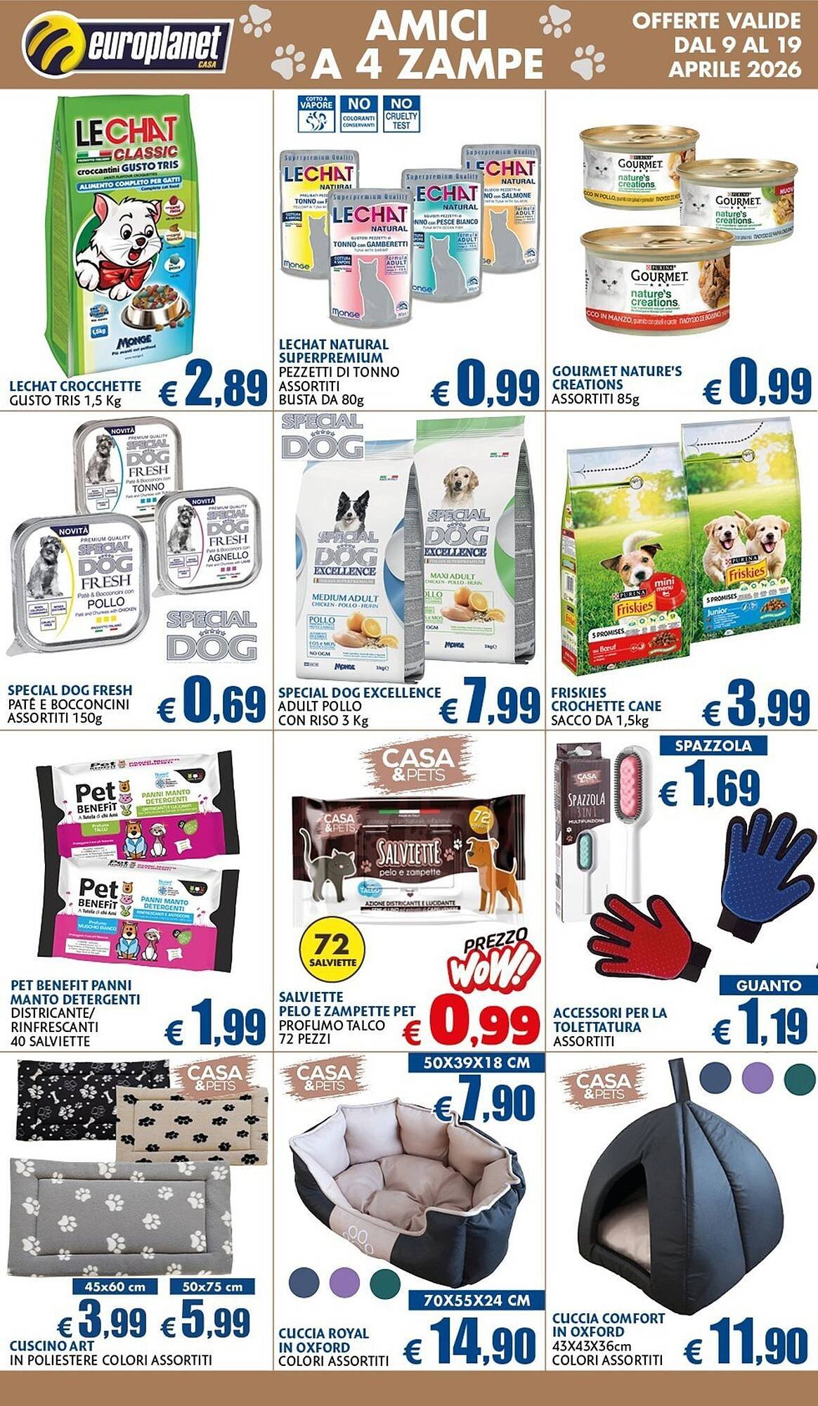 Volantino Europlanet Casa (2026-04-09 - 2026-04-19)