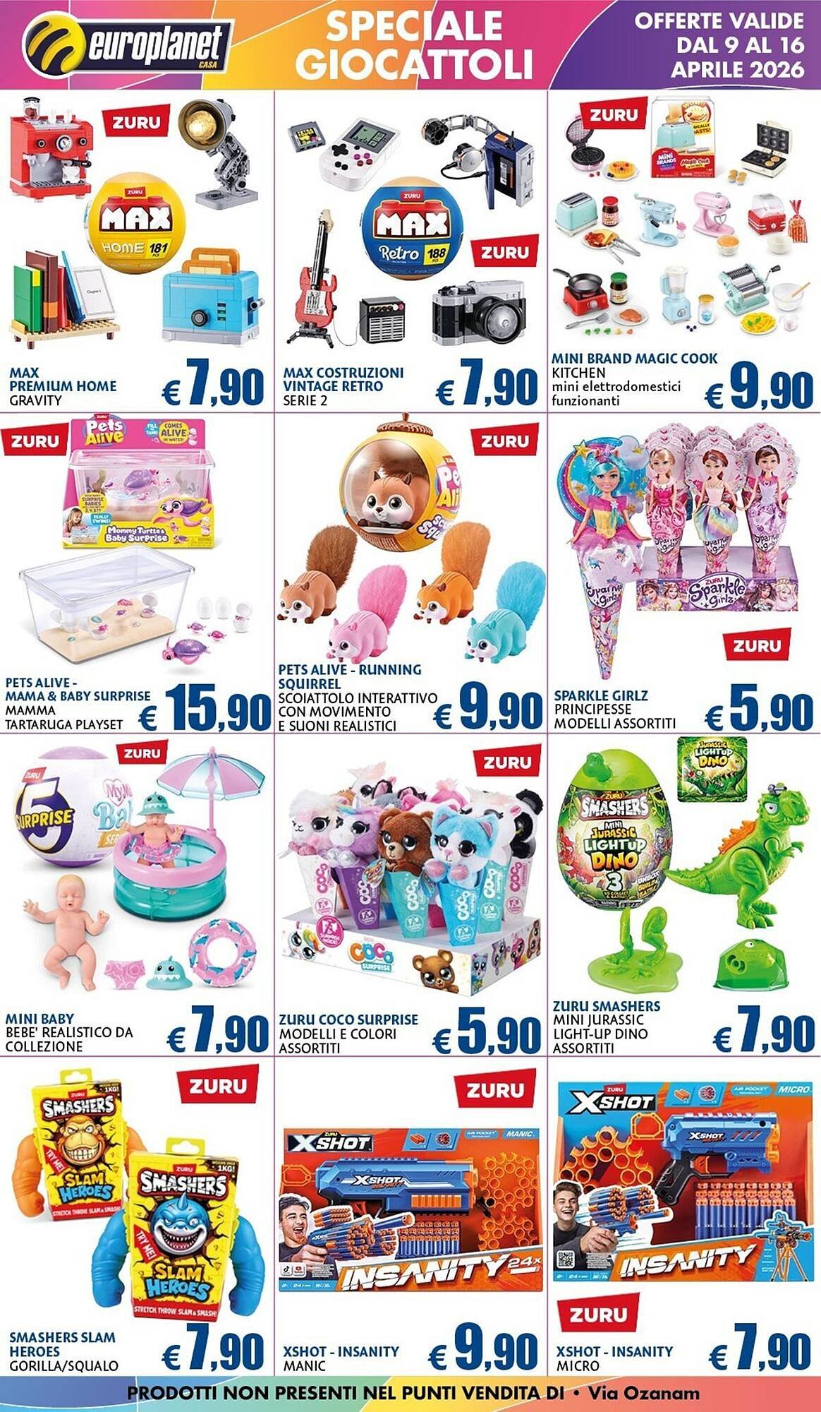 Volantino Europlanet Casa (2026-04-09 - 2026-04-19)
