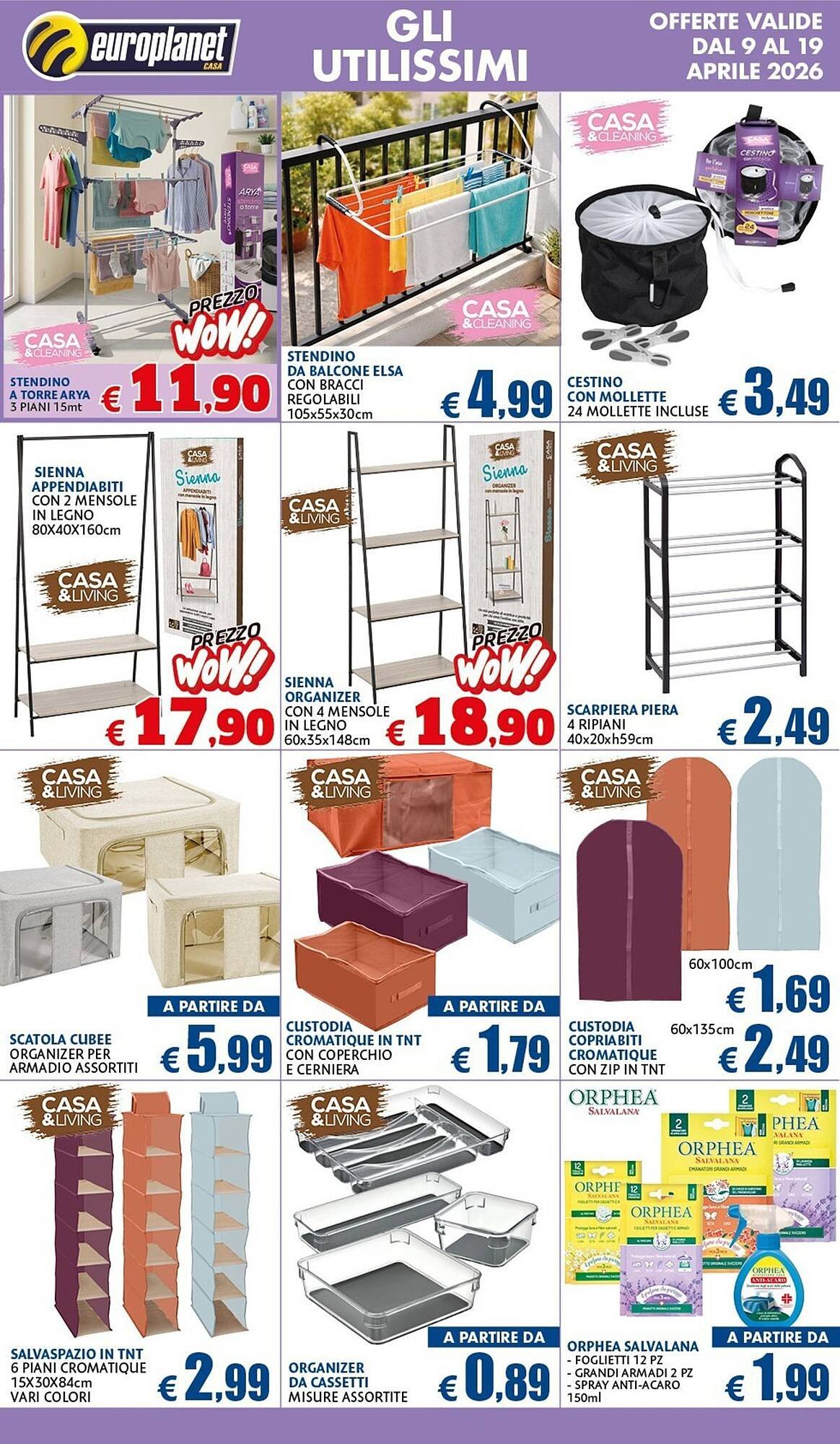 Volantino Europlanet Casa (2026-04-09 - 2026-04-19)