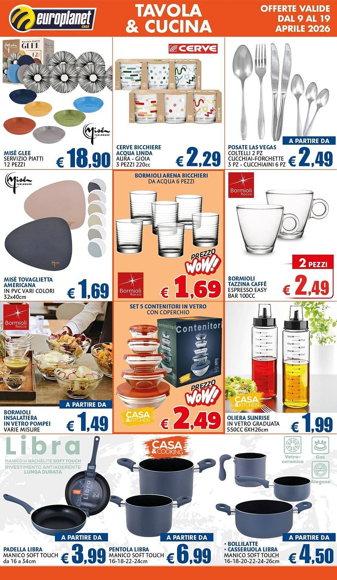 Volantino Europlanet Casa (2026-04-09 - 2026-04-19)