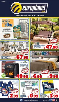 Volantino Europlanet Casa (2026-04-09 - 2026-04-19)