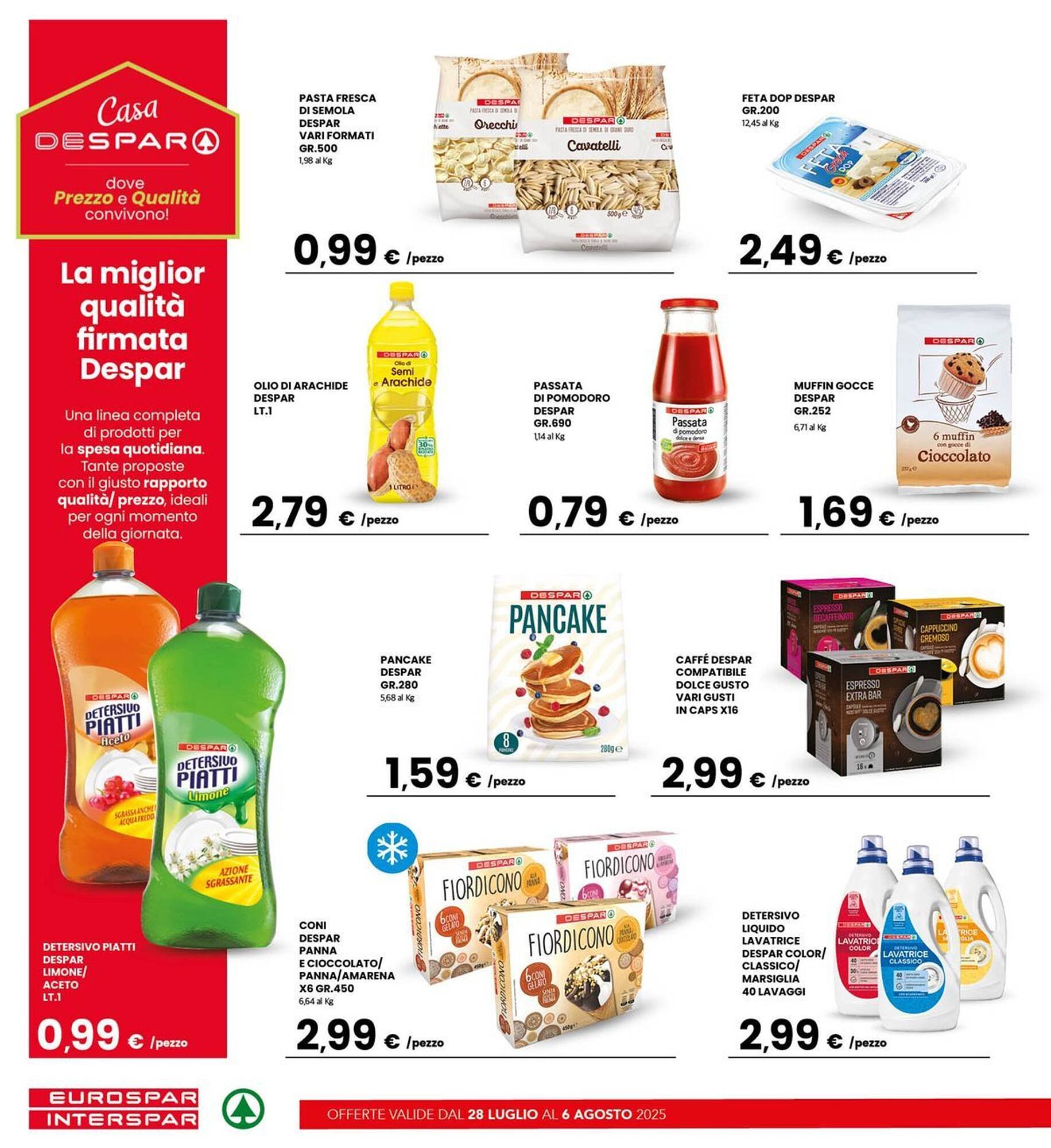Volantino Eurospar (2025-07-28 - 2025-08-06)