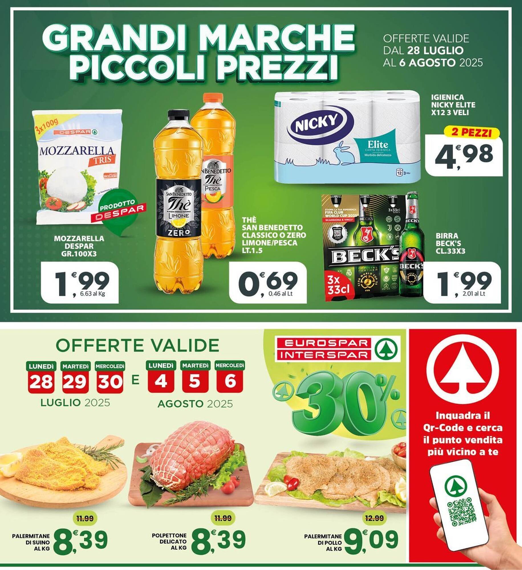 Volantino Eurospar (2025-07-28 - 2025-08-06)