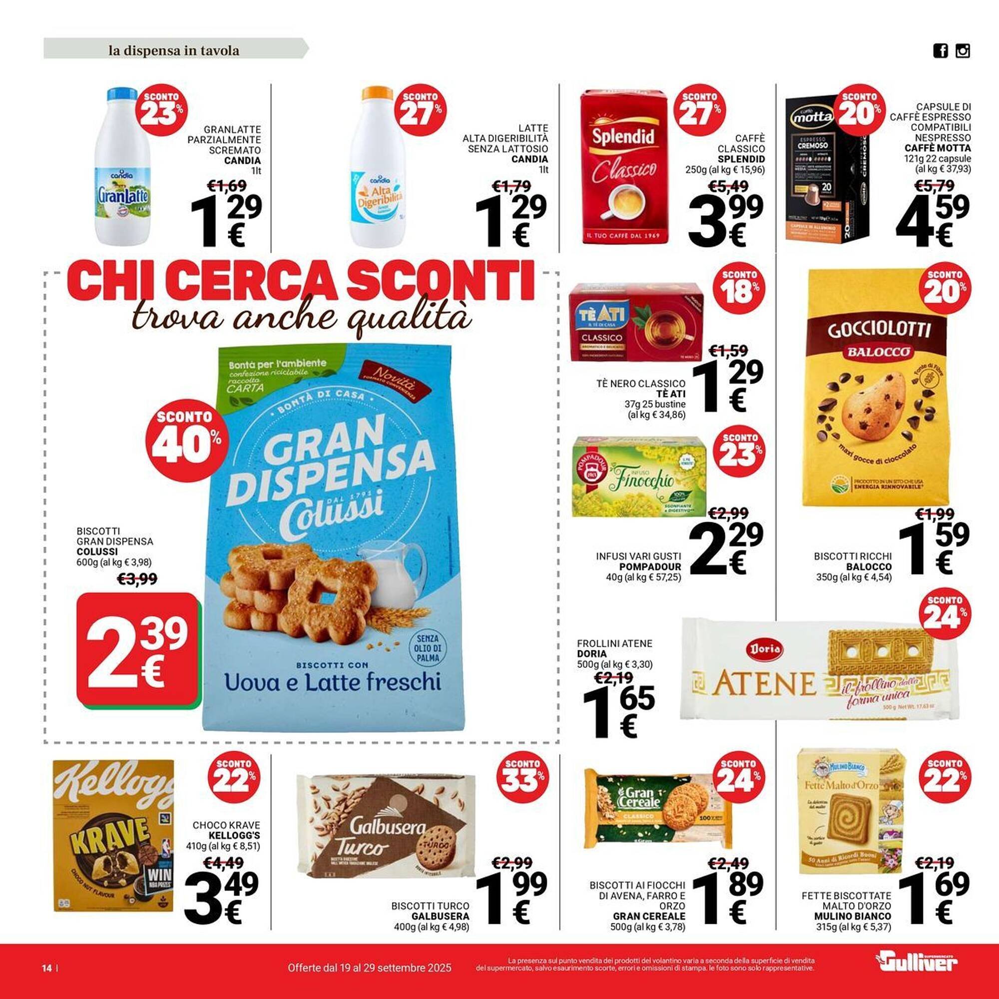 Volantino Supermercati Gulliver (2025-09-19 - 2025-09-29)