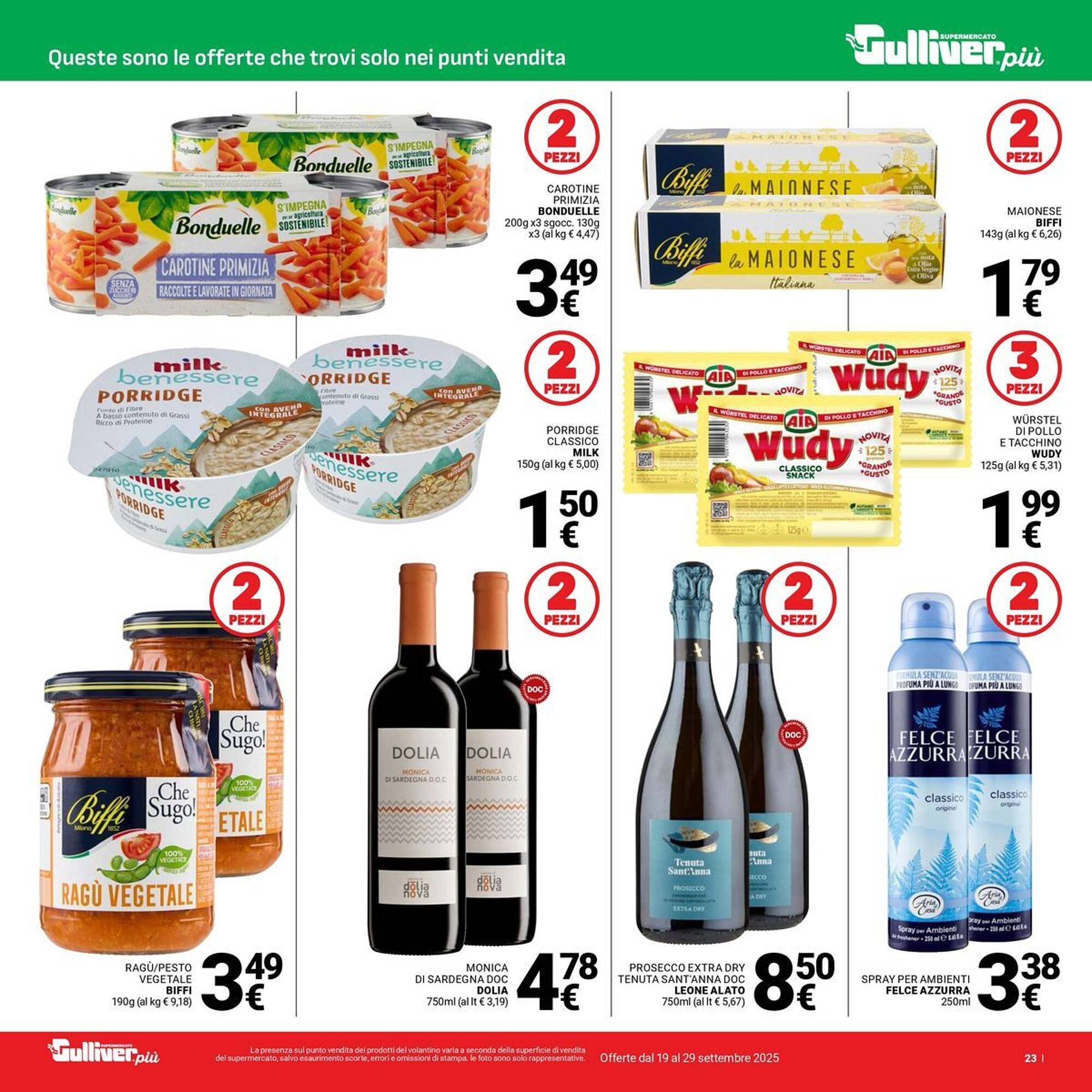 Volantino Supermercati Gulliver (2025-09-19 - 2025-09-29)