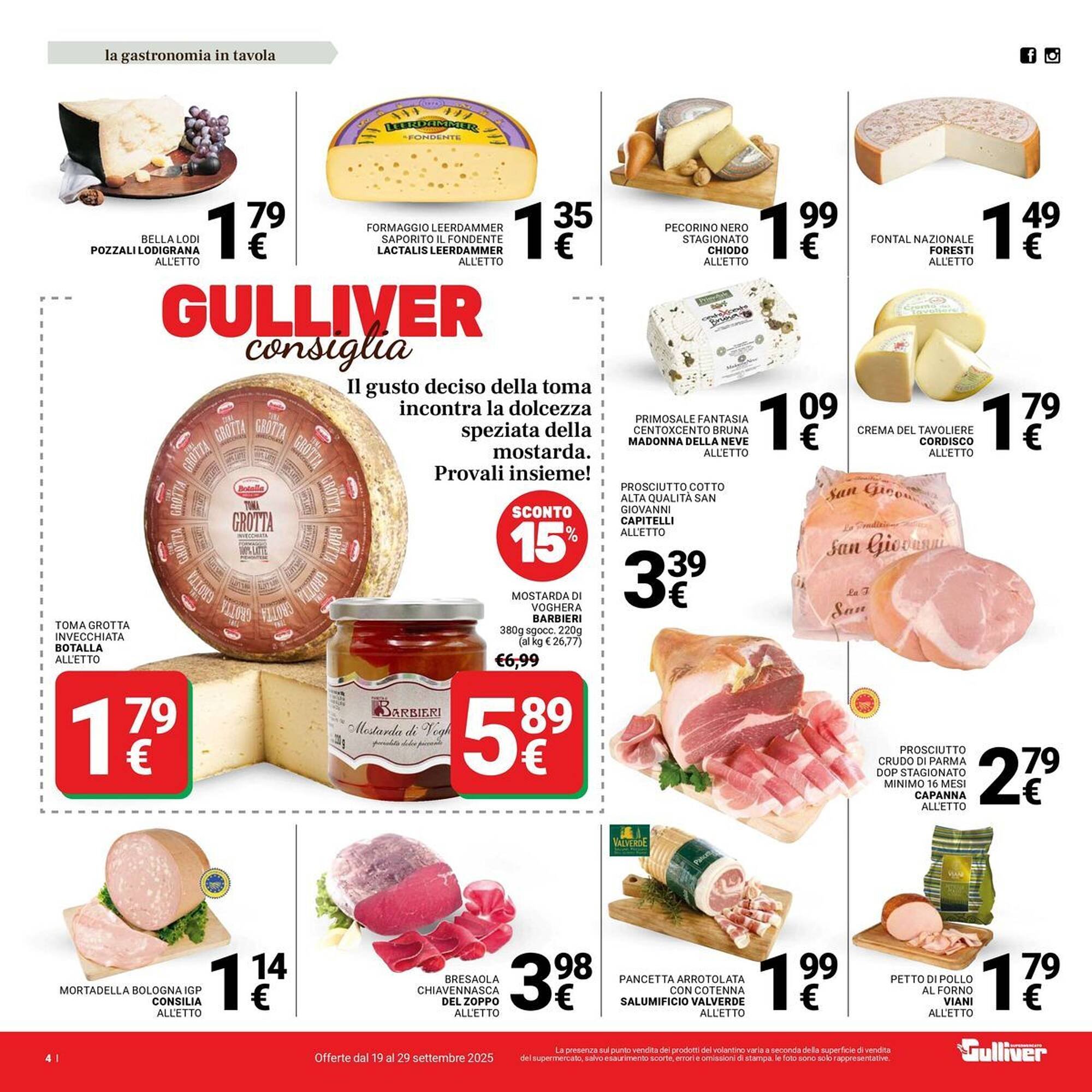 Volantino Supermercati Gulliver (2025-09-19 - 2025-09-29)