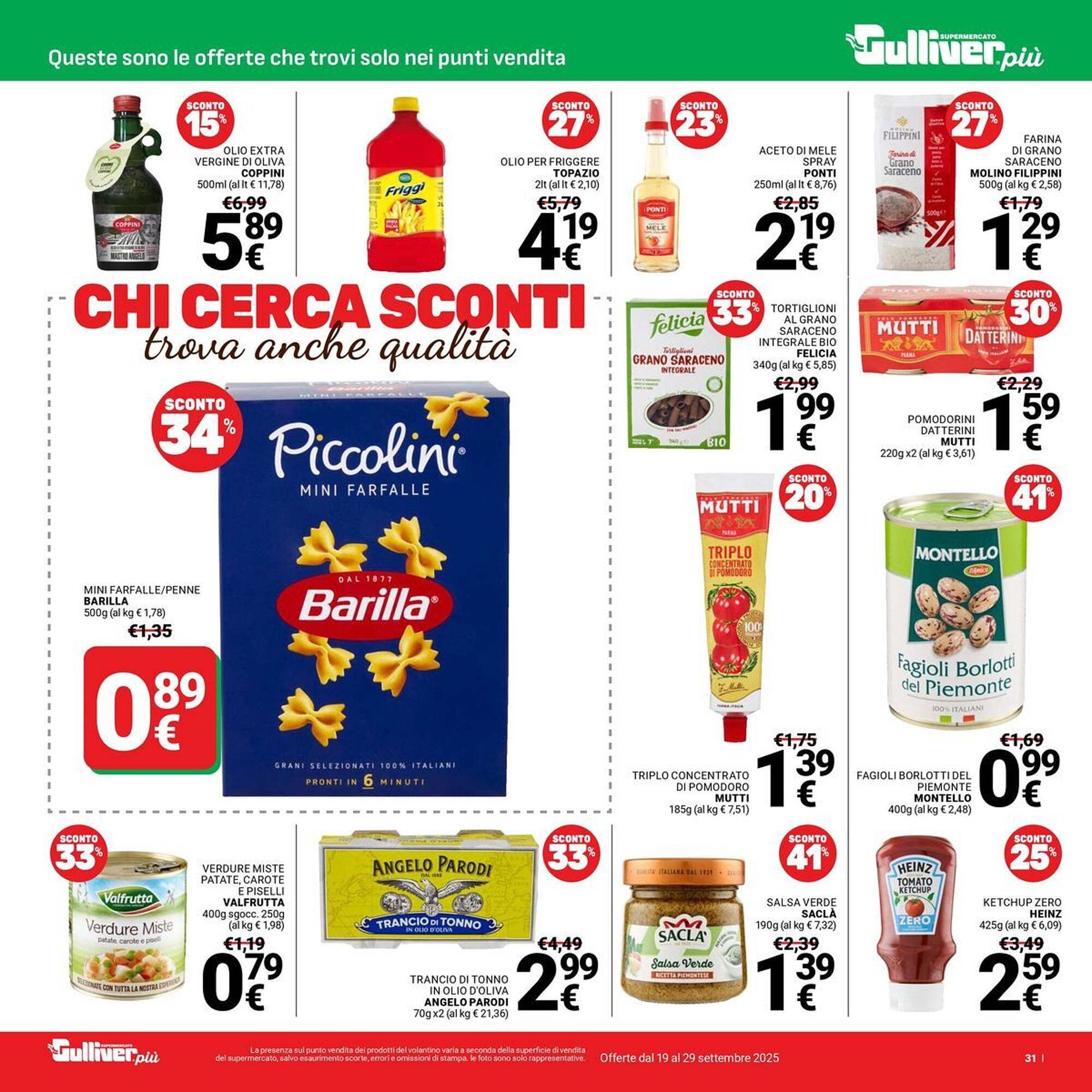 Volantino Supermercati Gulliver (2025-09-19 - 2025-09-29)