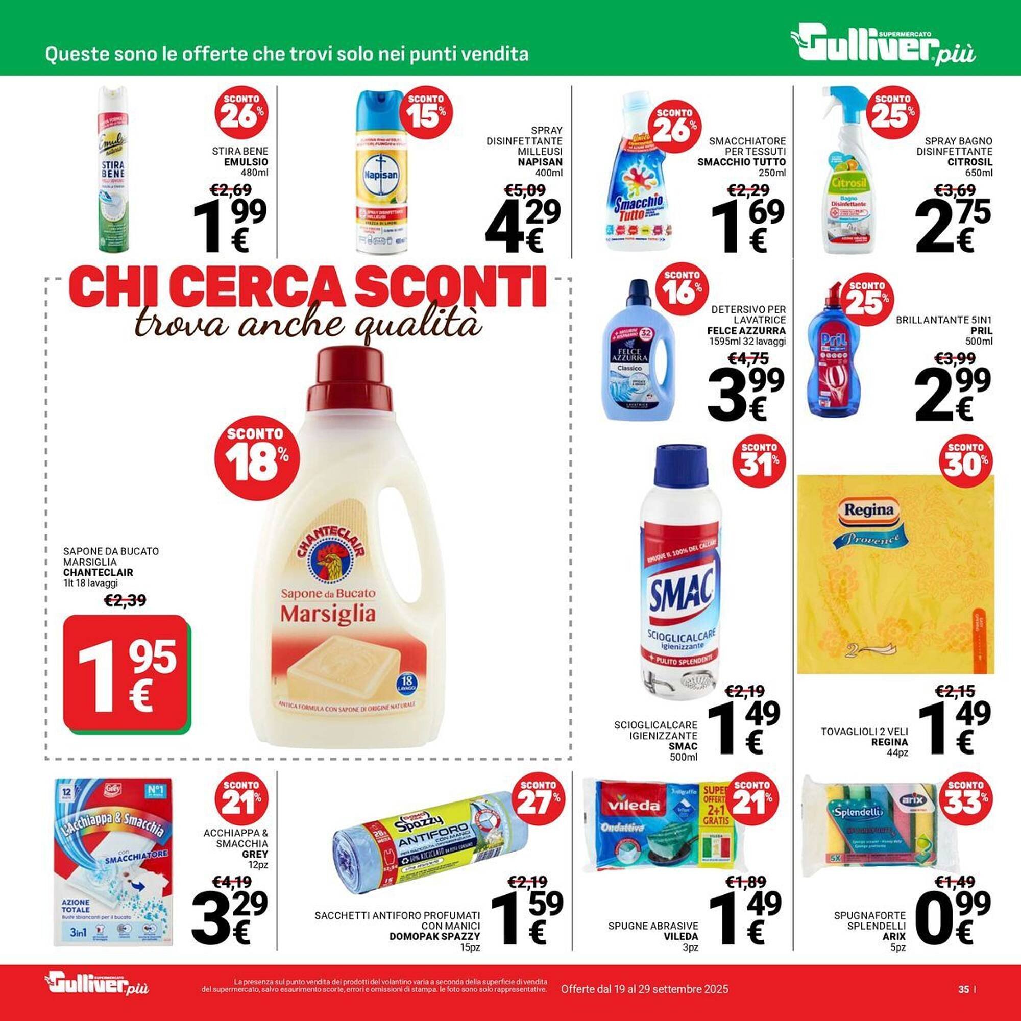 Volantino Supermercati Gulliver (2025-09-19 - 2025-09-29)