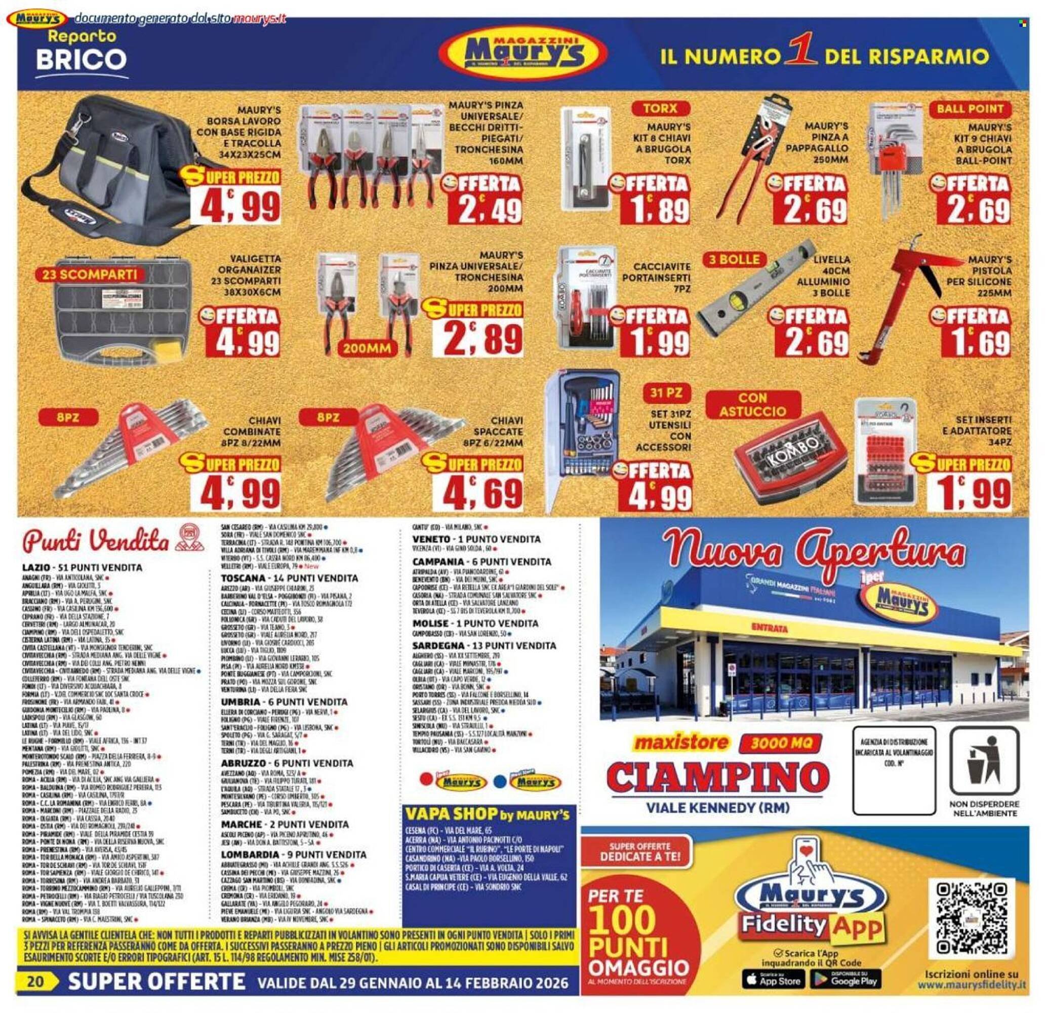 Volantino Maury's (2026-01-29 - 2026-02-14)