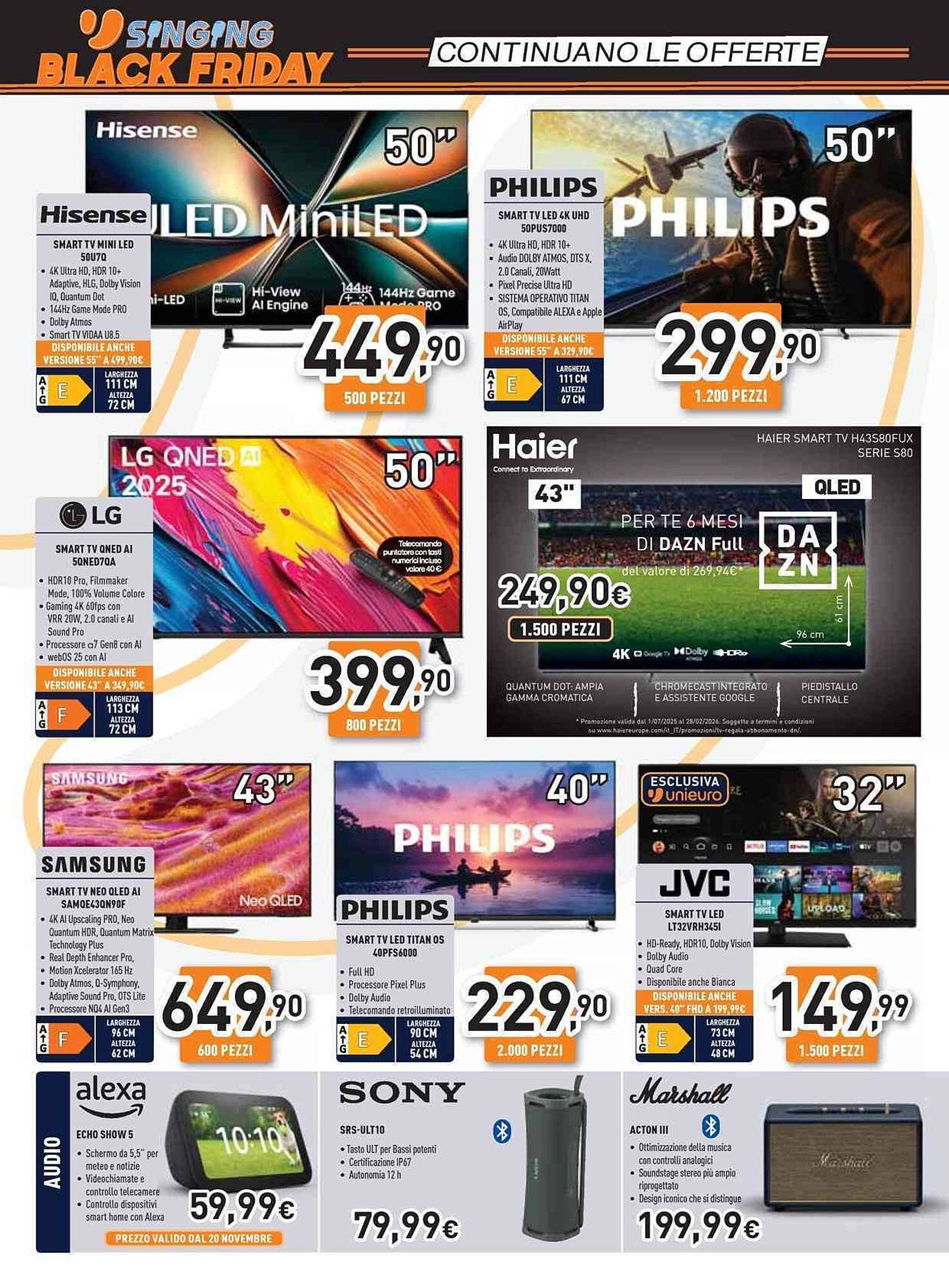 Volantino Unieuro (2025-11-19 - 2025-11-25)