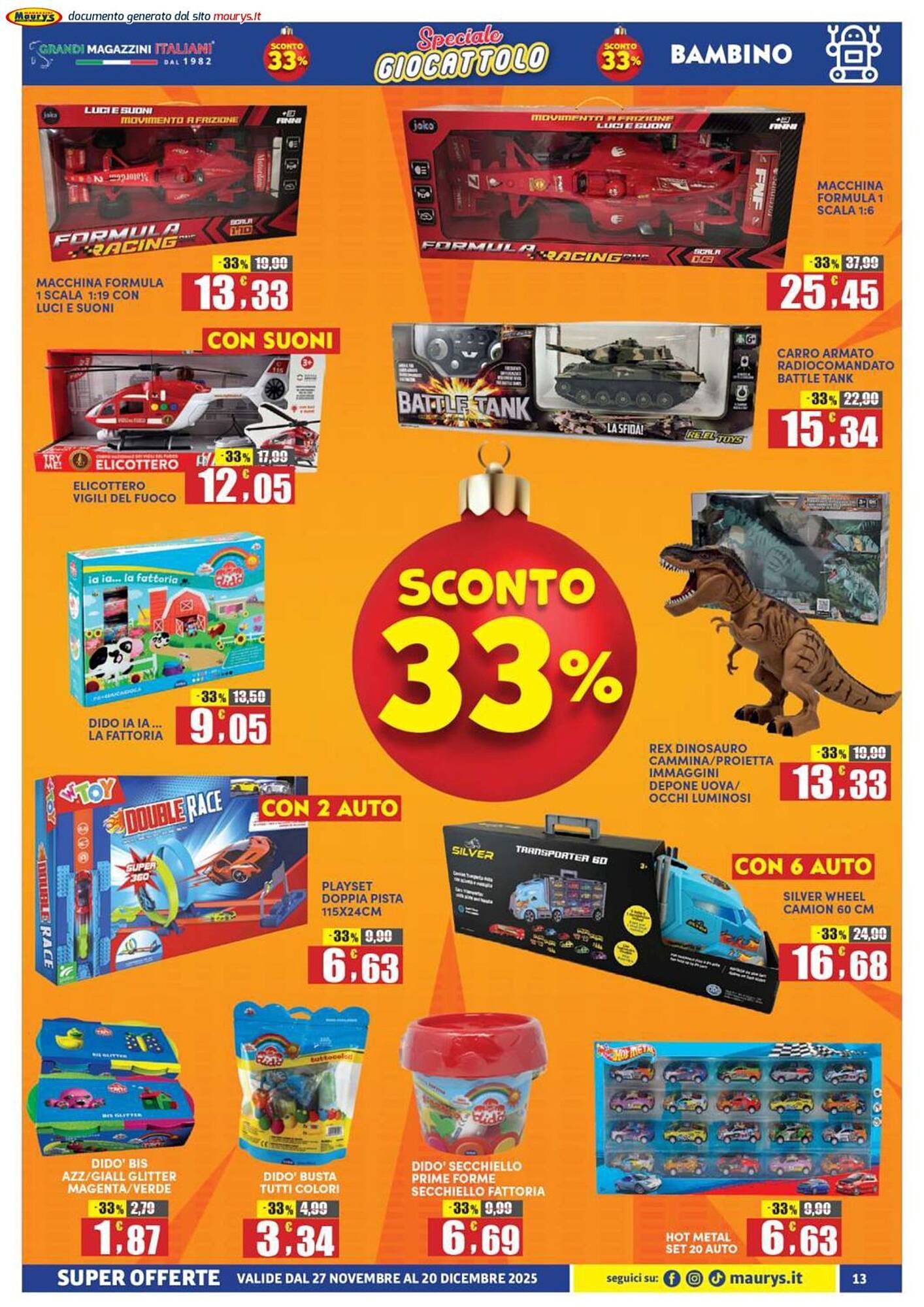 Volantino Maury&#039;s (2025-11-27 - 2025-12-20)