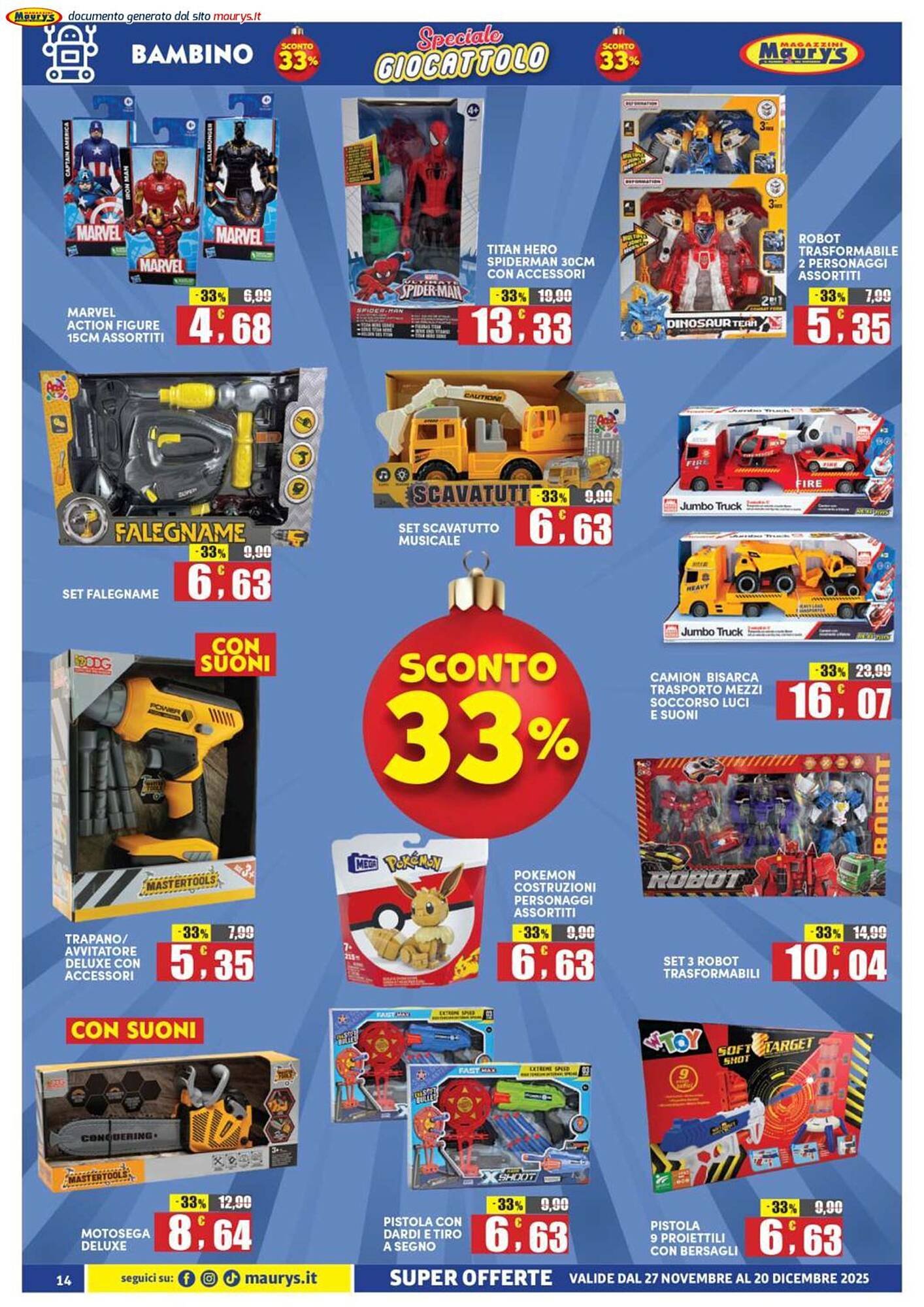 Volantino Maury&#039;s (2025-11-27 - 2025-12-20)