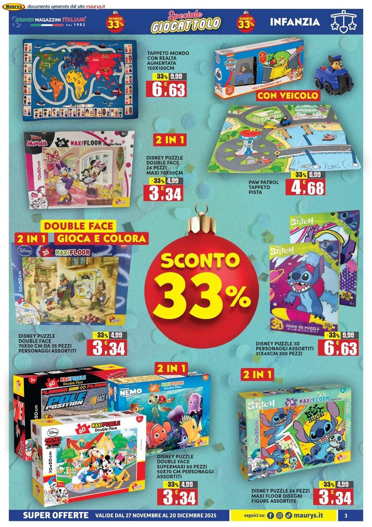 Volantino Maury&#039;s (2025-11-27 - 2025-12-20)