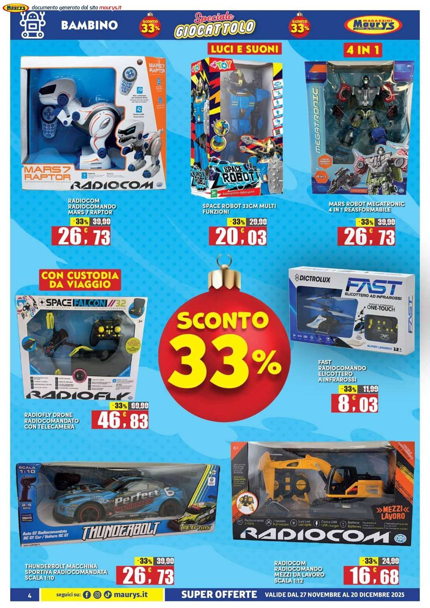 Volantino Maury&#039;s (2025-11-27 - 2025-12-20)