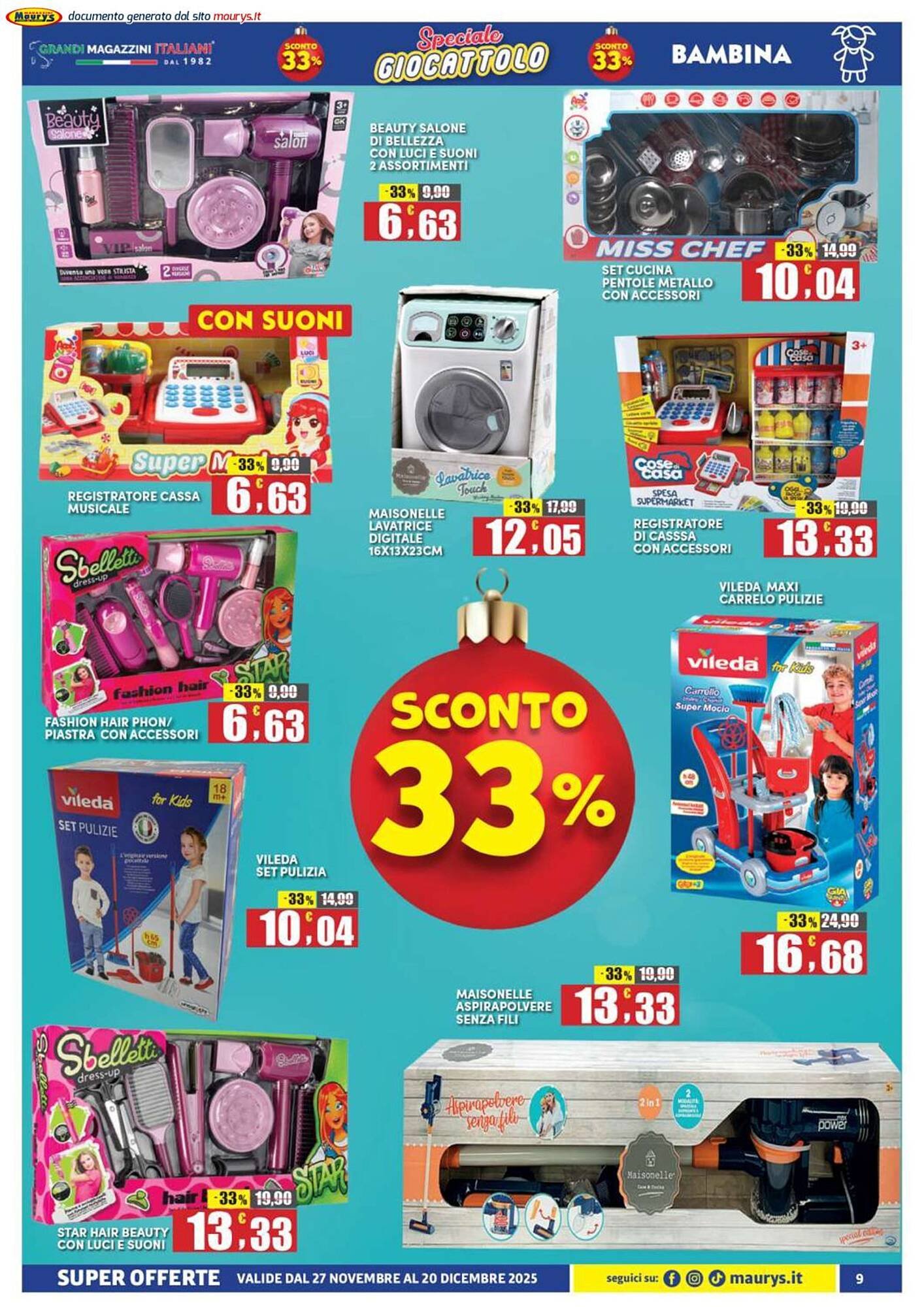 Volantino Maury&#039;s (2025-11-27 - 2025-12-20)