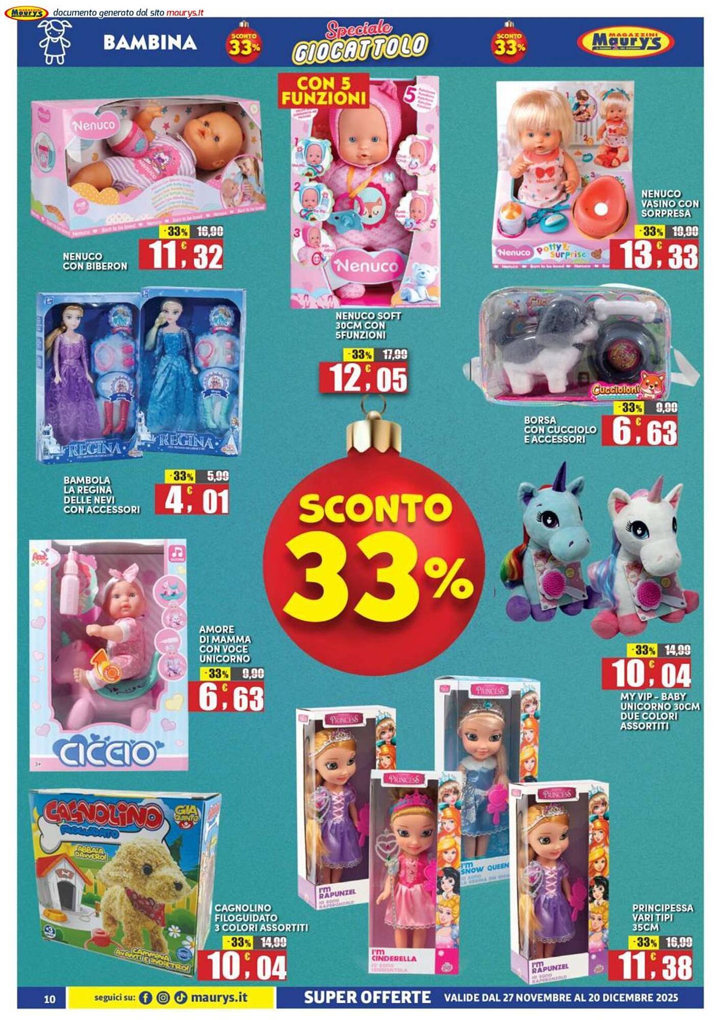 Volantino Maury&#039;s (2025-11-27 - 2025-12-20)