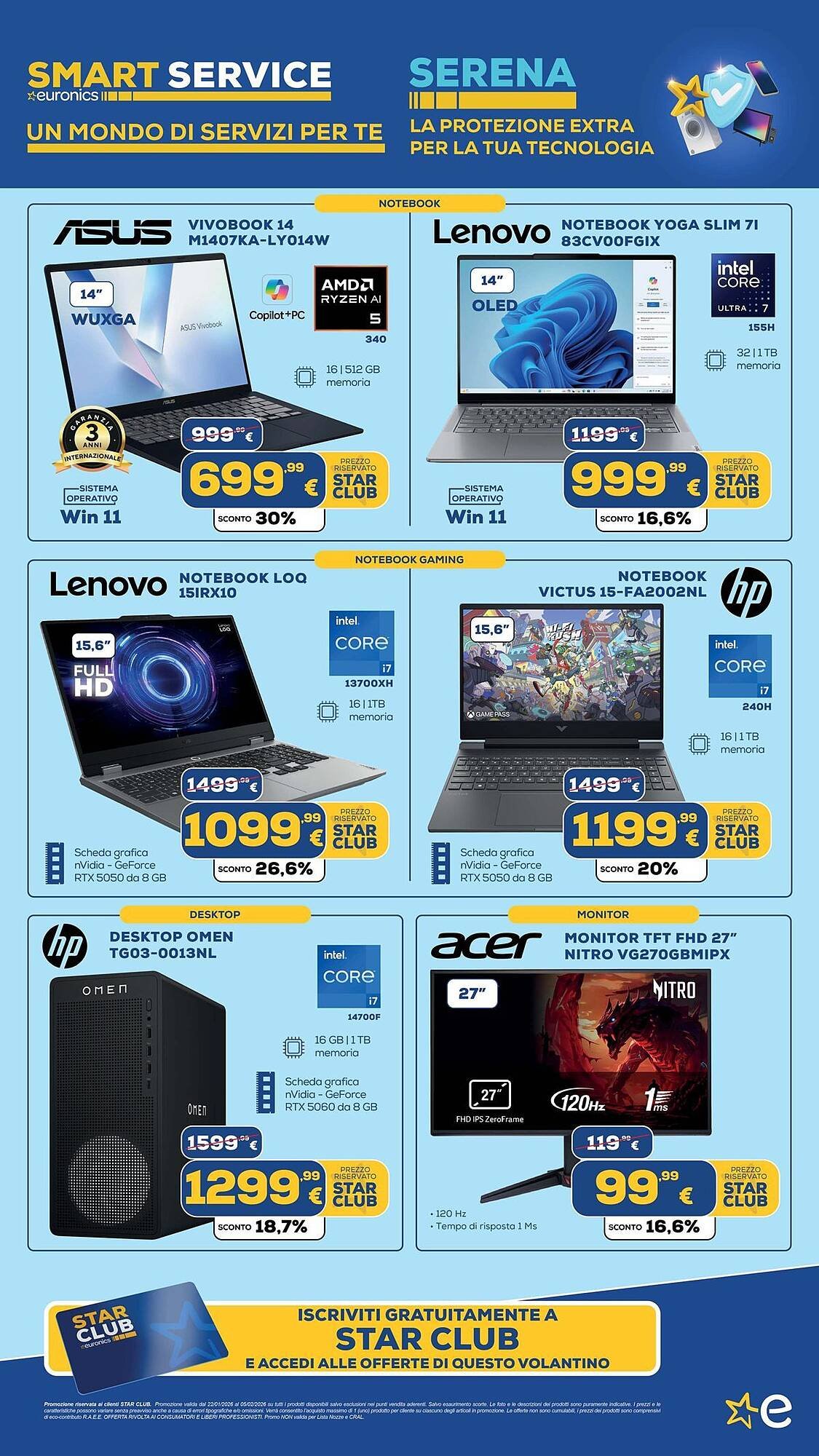 Volantino Euronics (2026-01-26 - 2026-02-05)