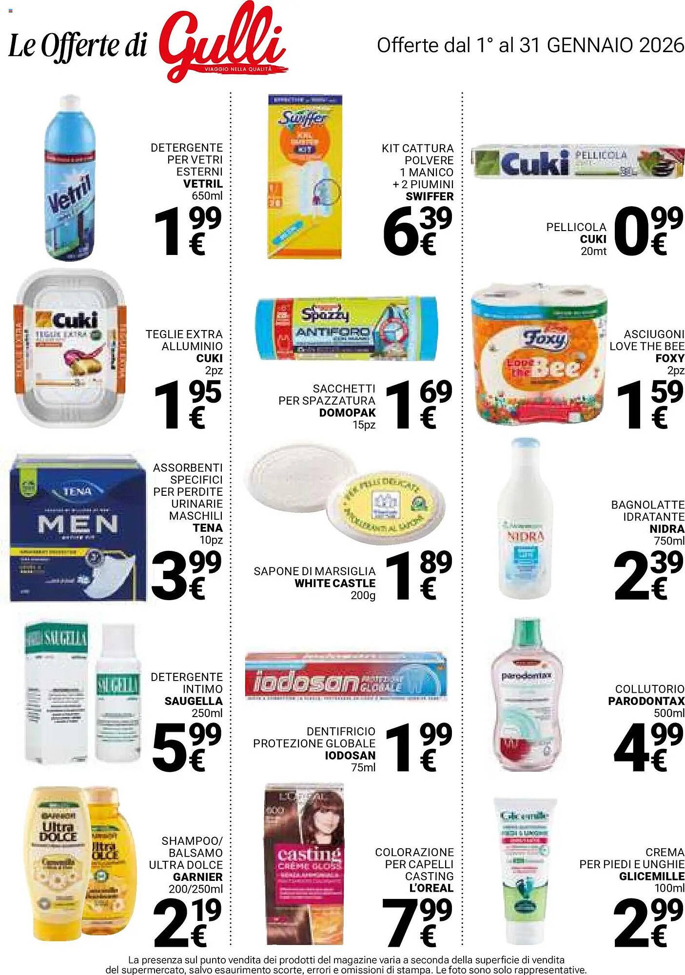 Volantino Supermercati Gulliver (2026-01-01 - 2026-01-31)