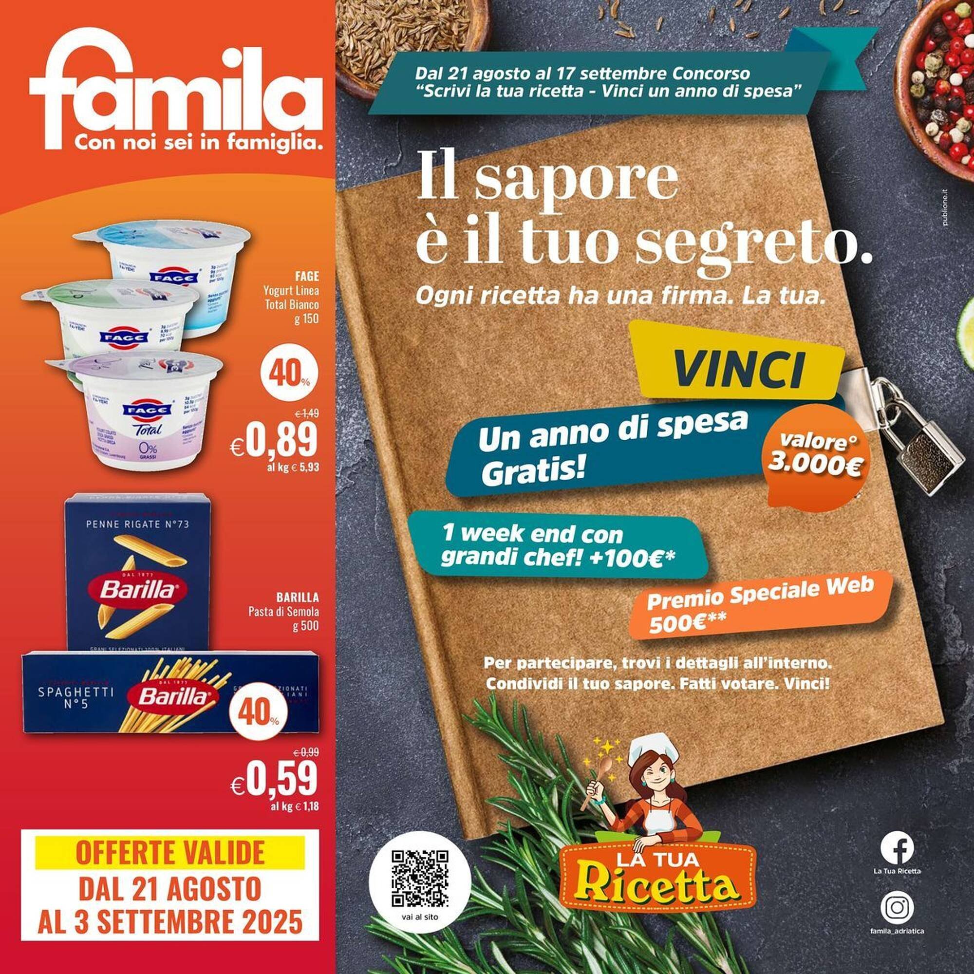 Volantino Famila (2025-08-21 - 2025-09-03)
