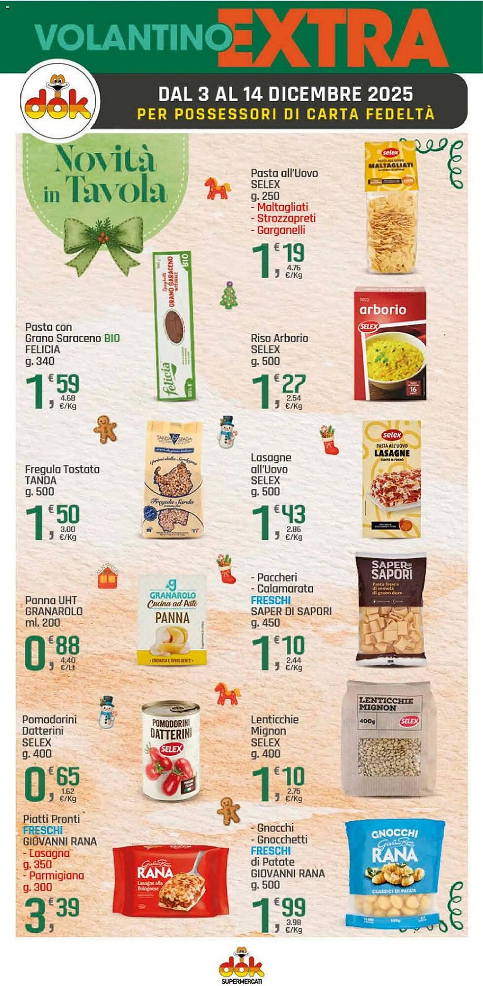 Volantino Supermercati Dok (2025-12-03 - 2025-12-14)
