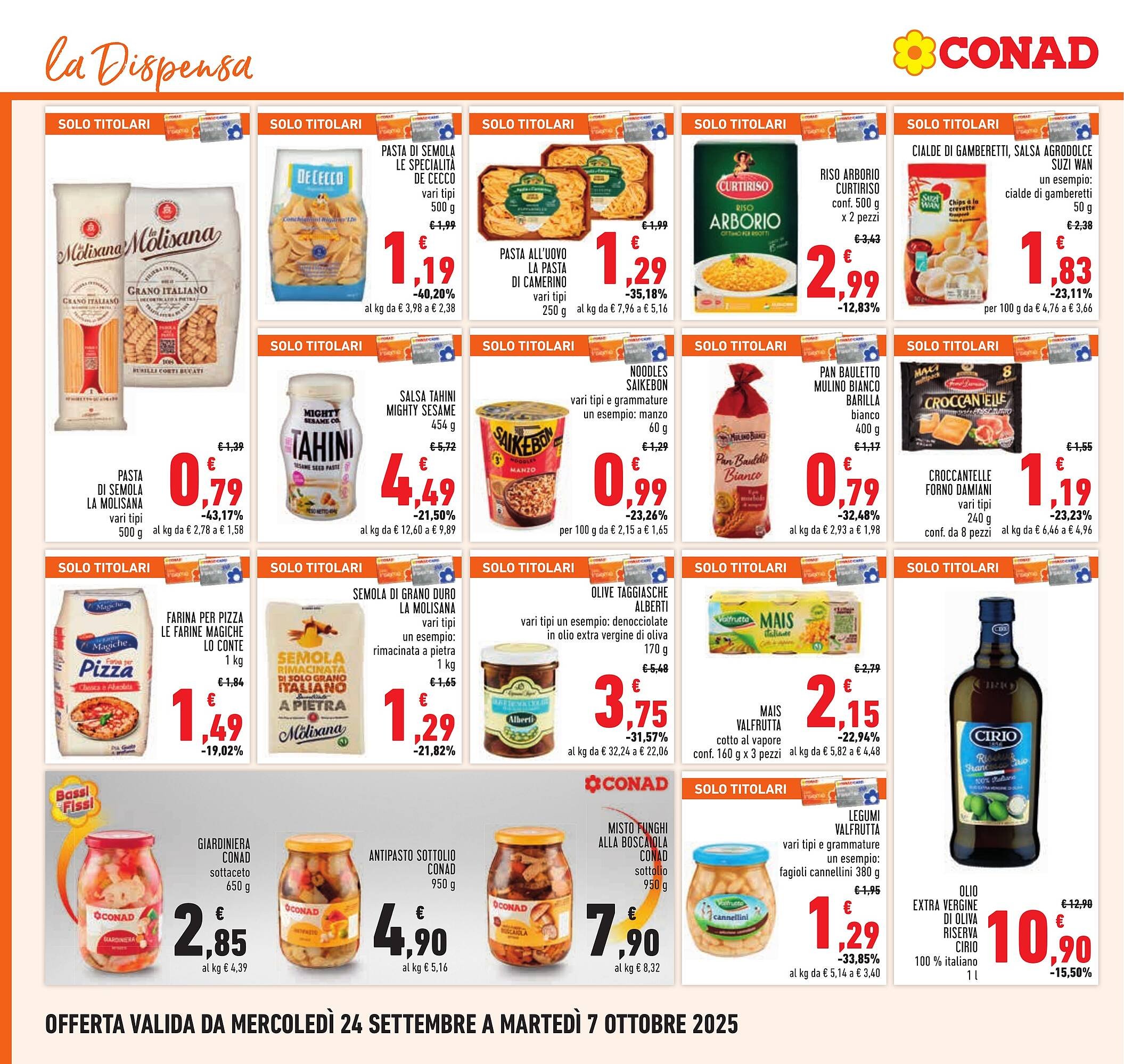 Volantino Conad (2025-09-24 - 2025-10-07)
