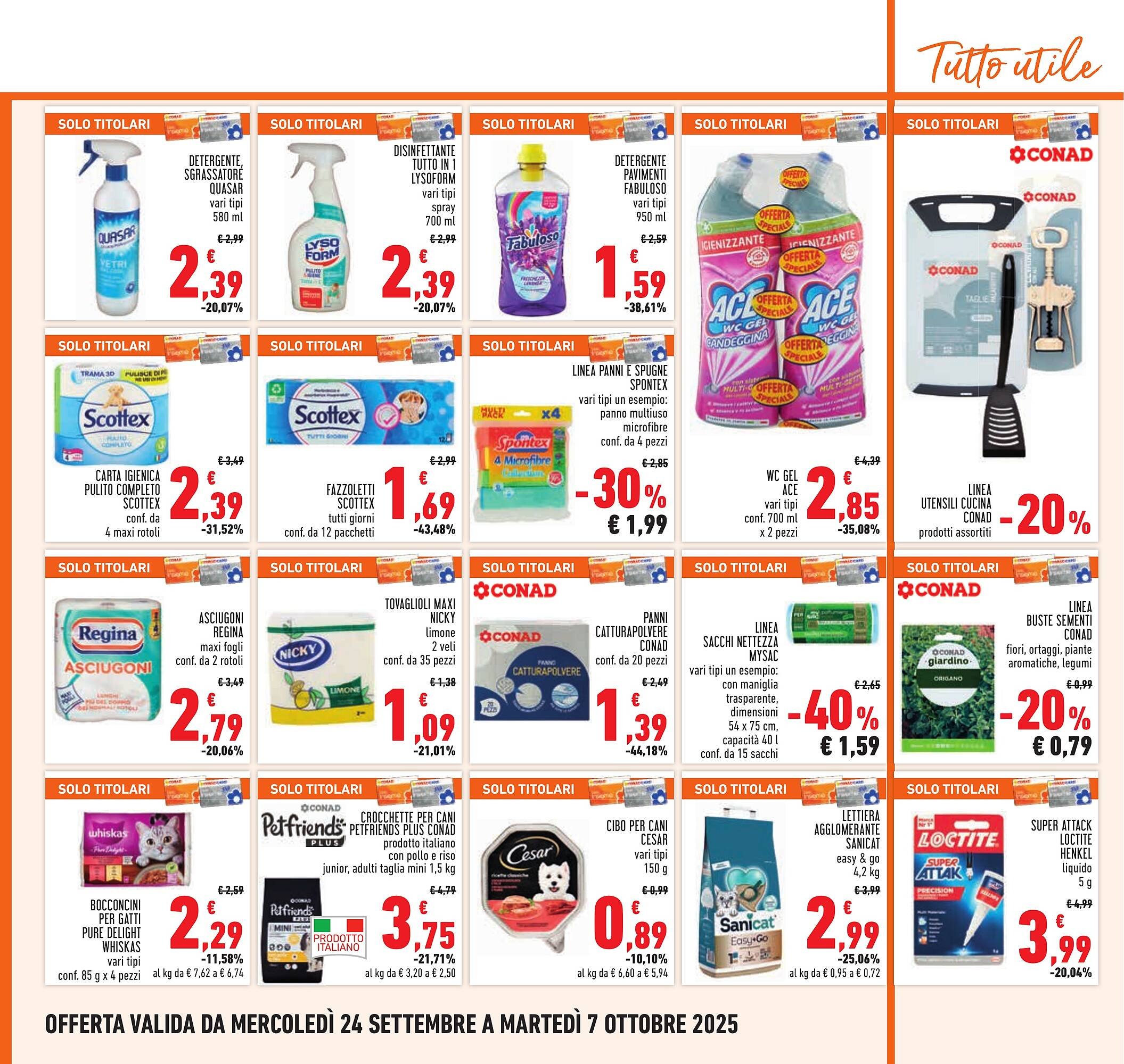 Volantino Conad (2025-09-24 - 2025-10-07)