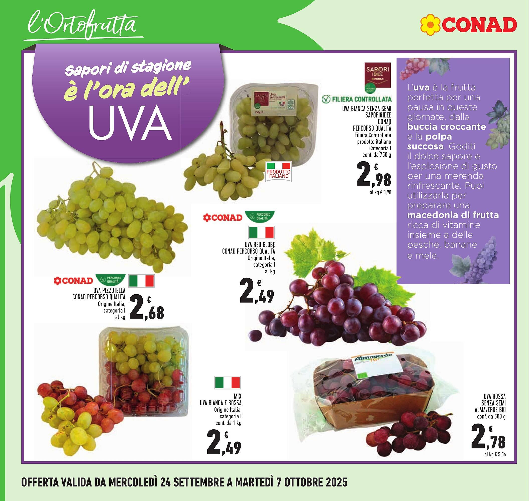 Volantino Conad (2025-09-24 - 2025-10-07)