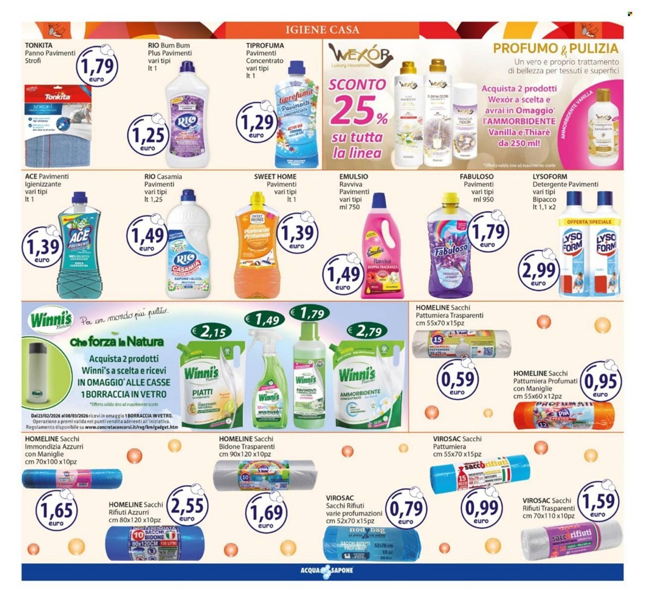 Volantino Acqua &amp; Sapone (2026-02-23 - 2026-03-08)