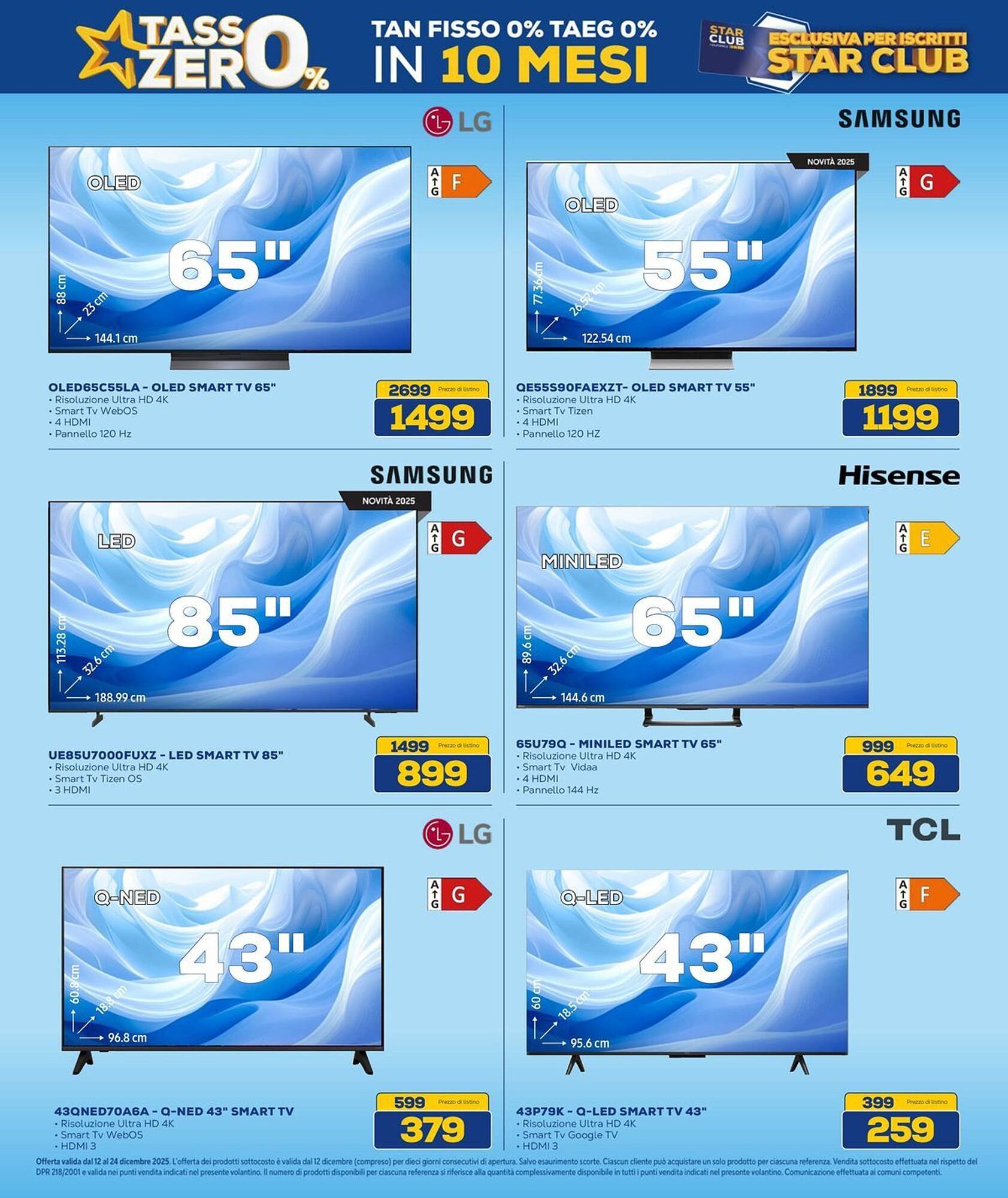 Volantino Euronics (2025-12-12 - 2025-12-24)