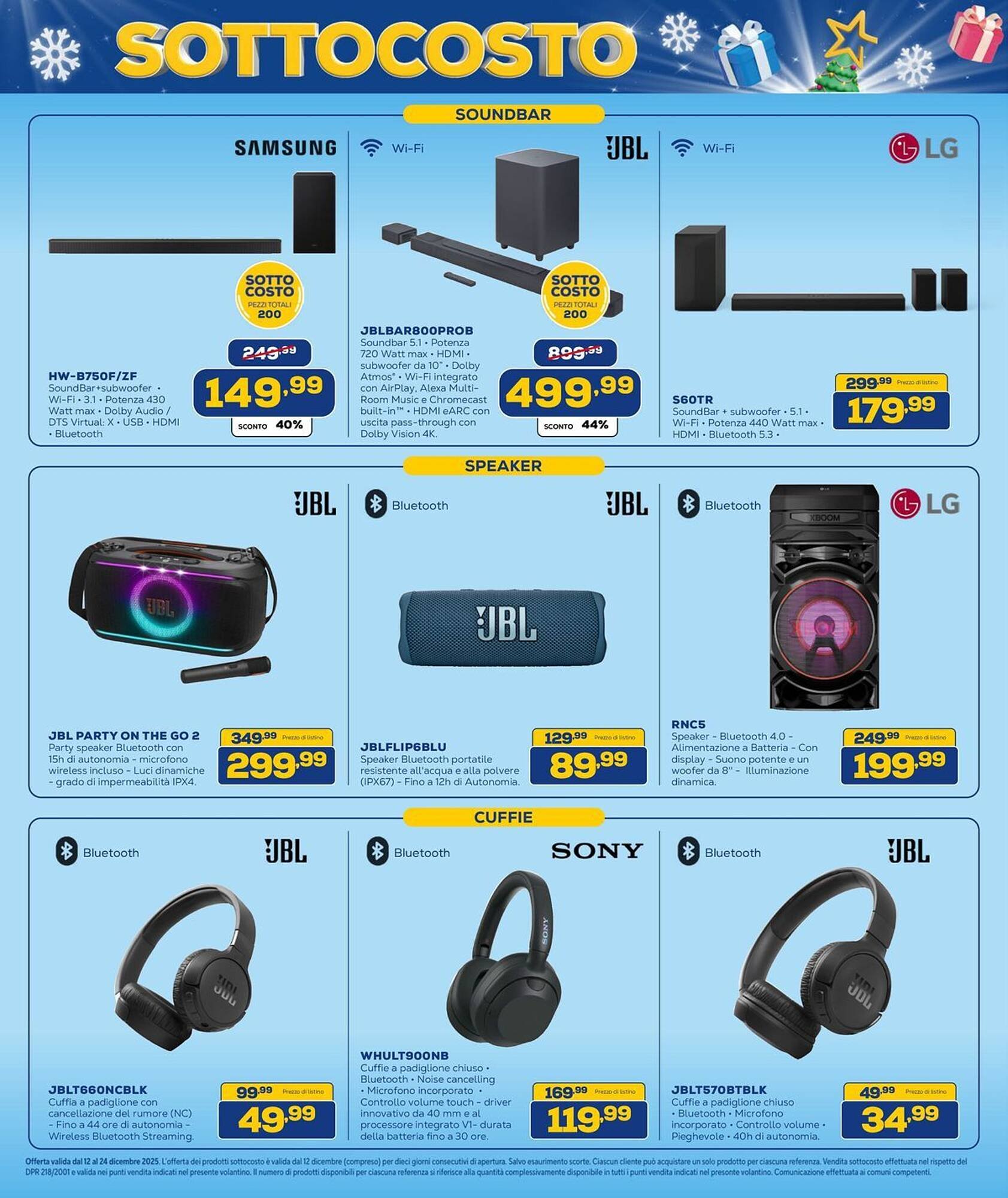 Volantino Euronics (2025-12-12 - 2025-12-24)